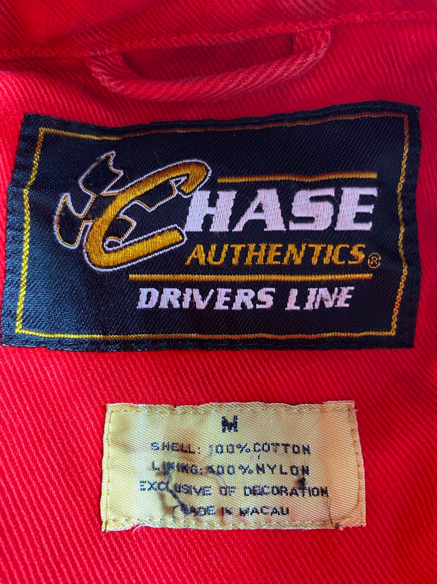 00’ NASCAR DUPONT Fire Pattern Size M Vintage Racing Jacket / 8028