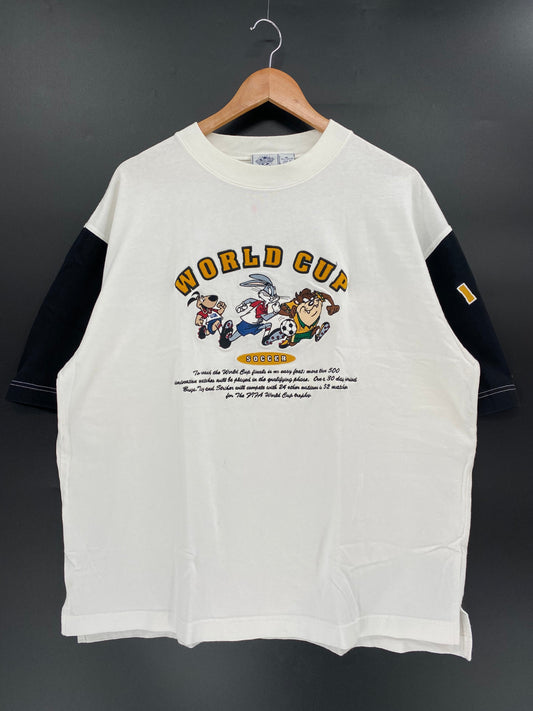 1994 LOONEY TUNES Size XL Vintage T-Shirt / A2008