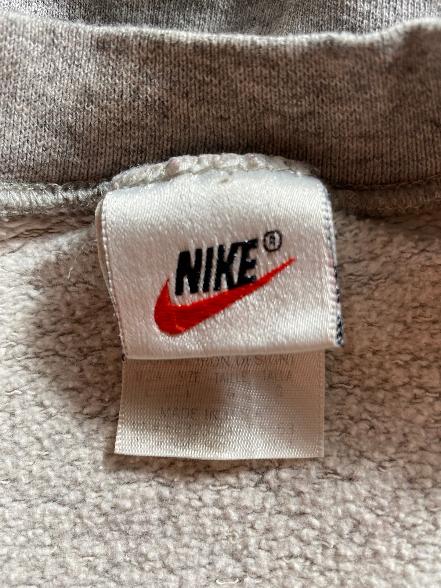 90's NIKE KANSAS STATE Made in USA Size L Vintage College Sweat-shirt / k1986
