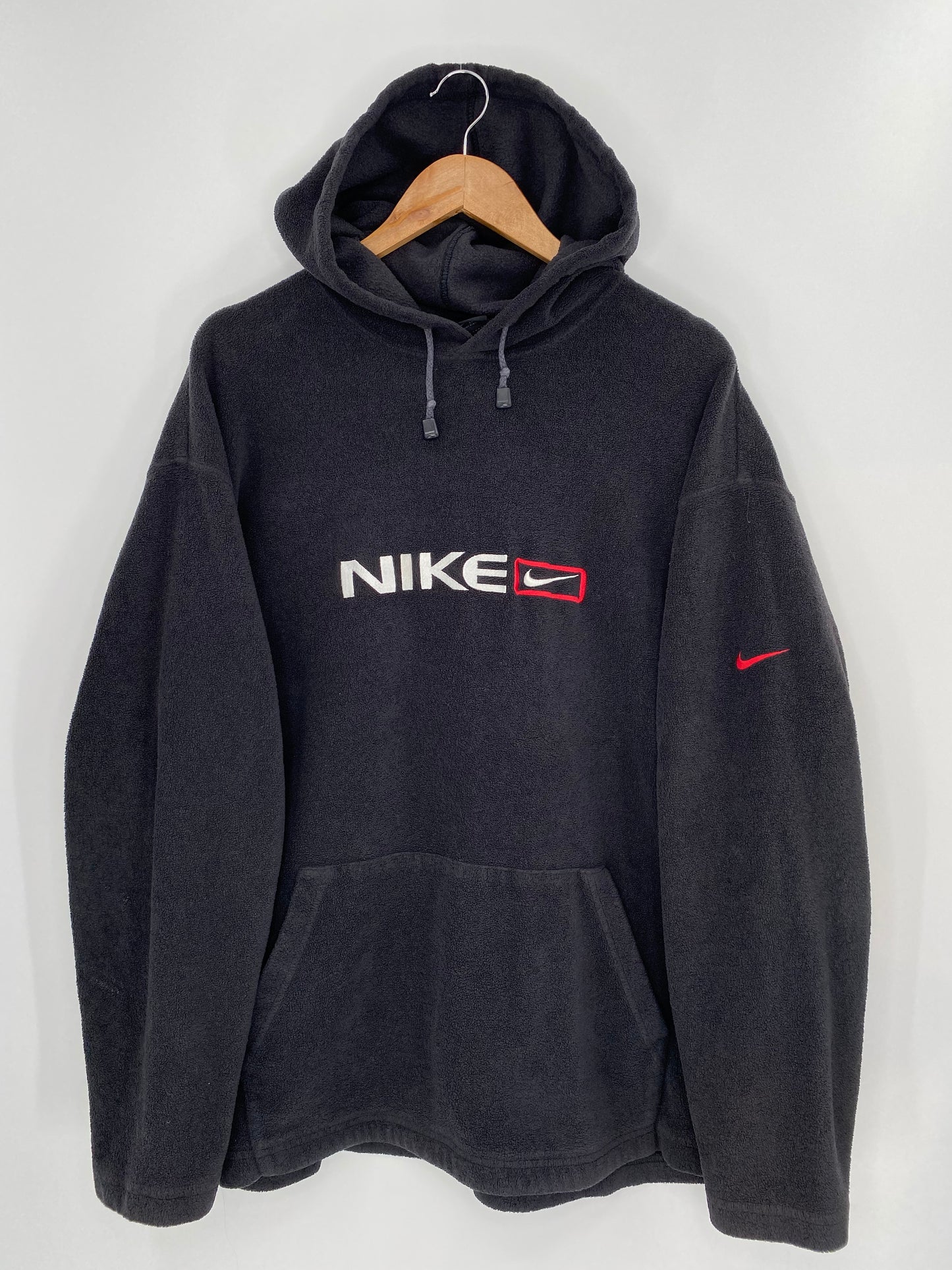 00’ NIKE LOGO Size XXL Vintage Hoodie Fleece Sweat-shirt / 9661