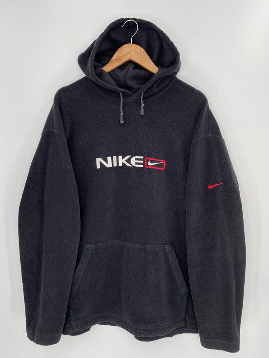 00’ NIKE LOGO Size XXL Vintage Hoodie Fleece Sweat-shirt / 9661