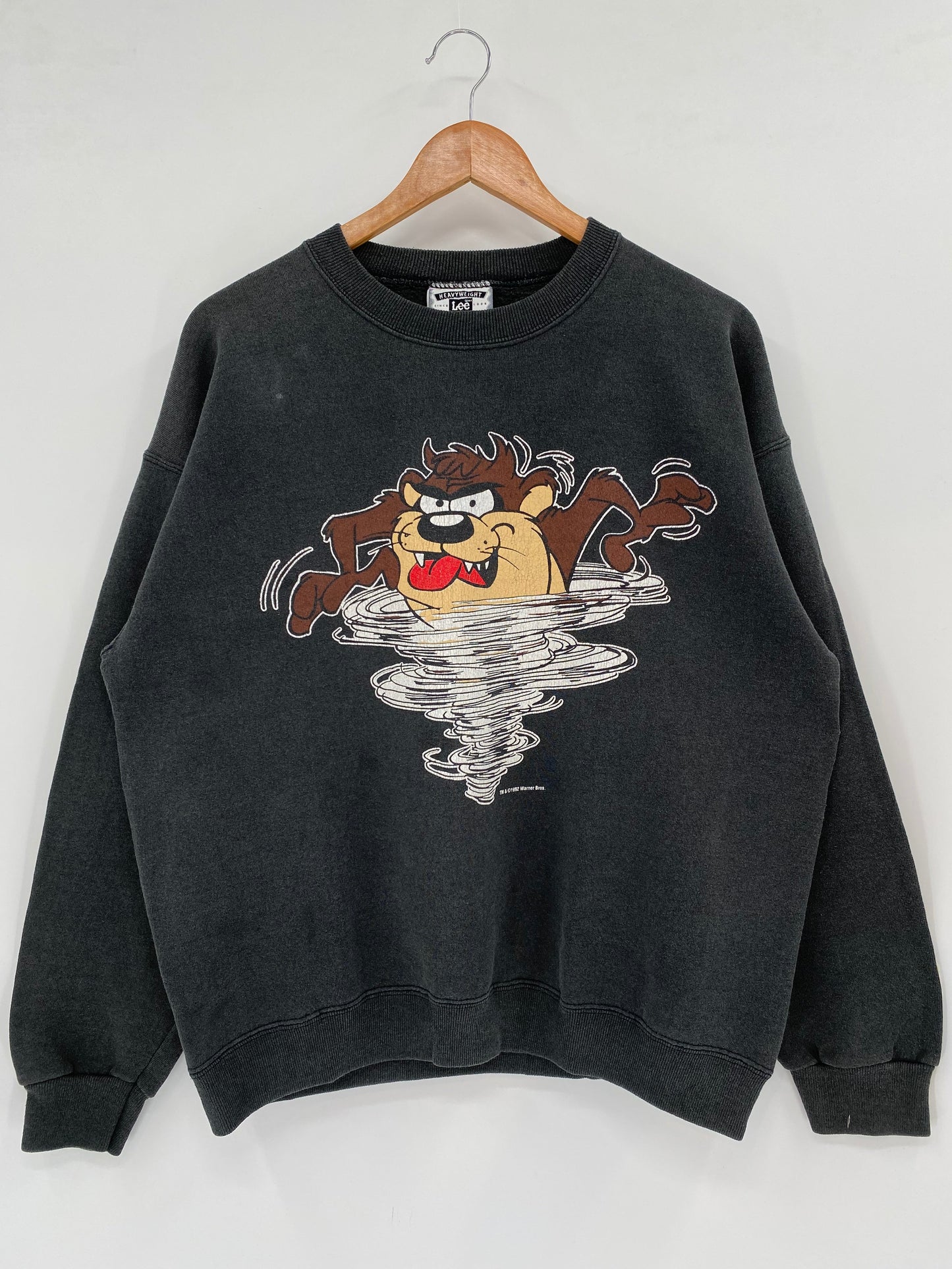 1992 LOONEY TUNES TAZ Made in USA Size L Vintage Sweat-shirt / E2620S