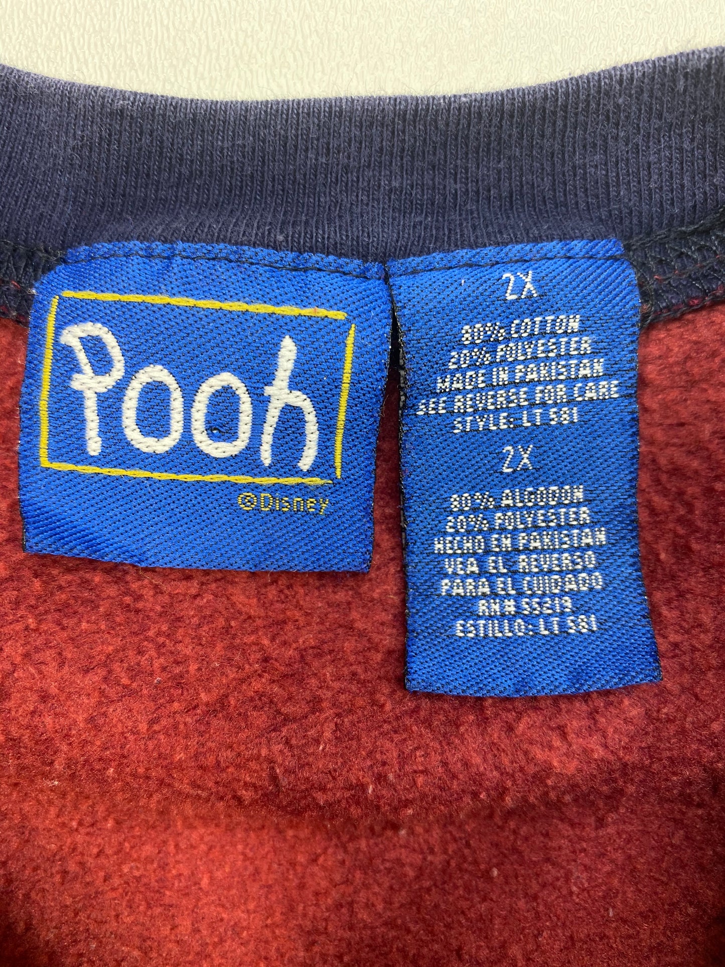 00’ Disney Tigger Size 2XL Vintage Sweat-Shirt / 5235