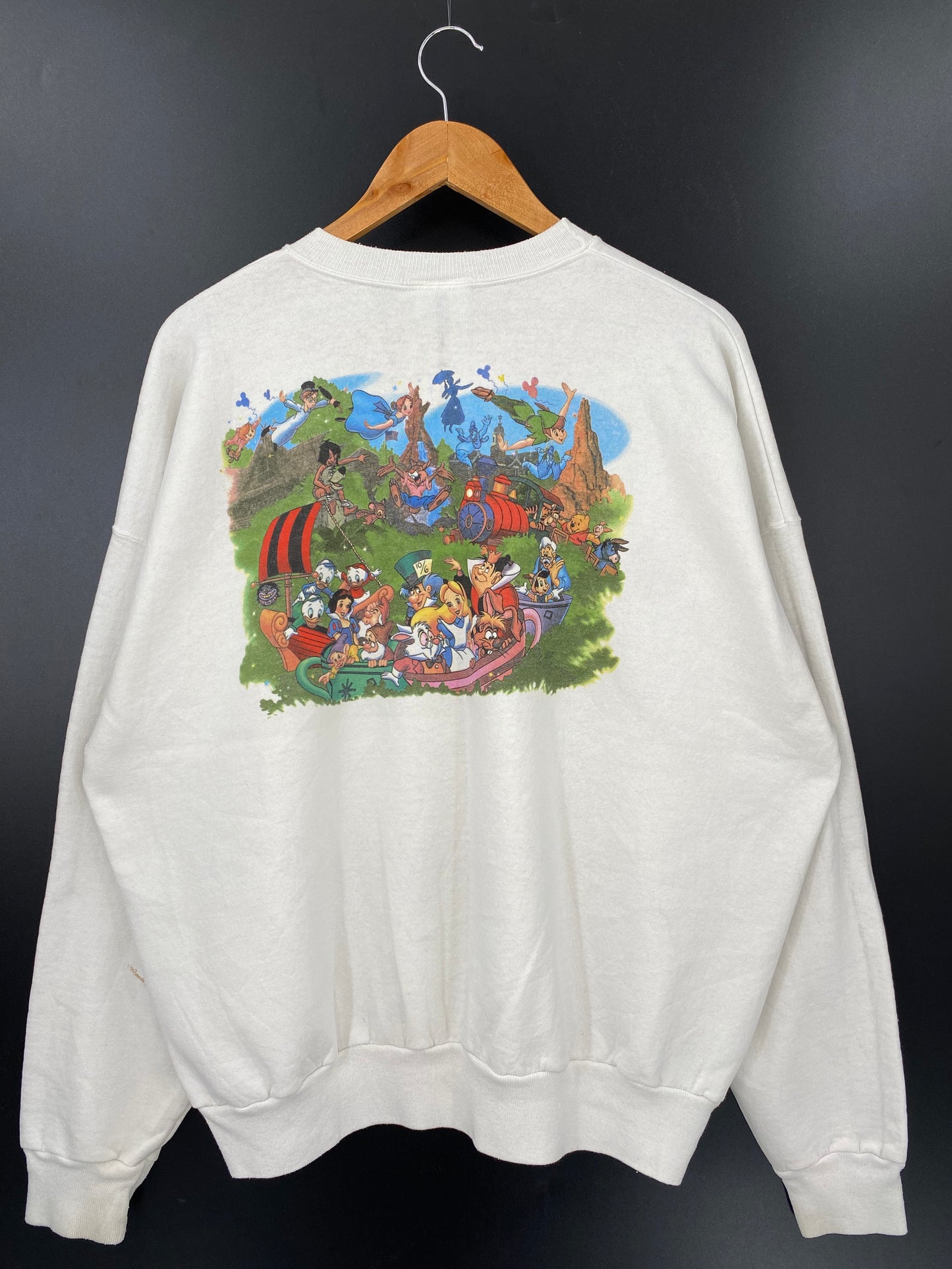 00' WALT DISNEY WORLD MAGIC KINGDOM Size XXL Vintage Sweat-shirt / K2466