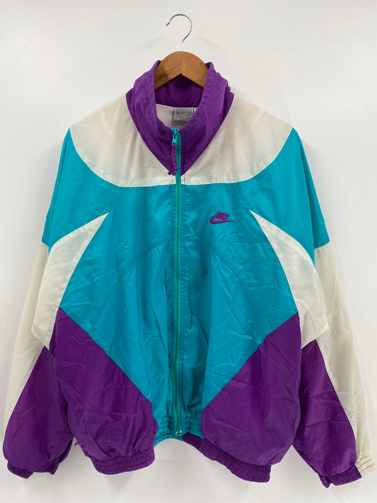 90’s NIKE Size Ladies XL Nylon-Jacket / K3637