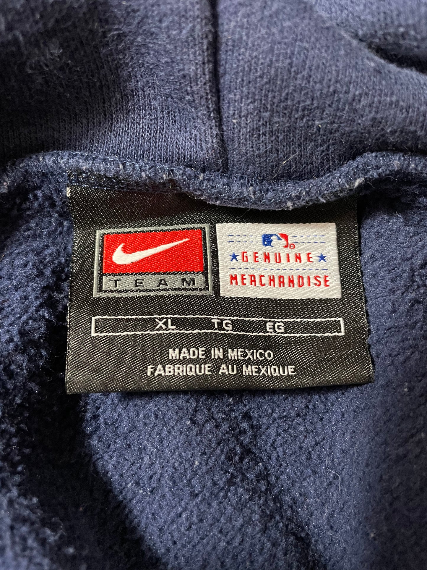 00’ NIKE RED SOX Size XL Vintage MLB Hoodie Sweat-Shirt / K691
