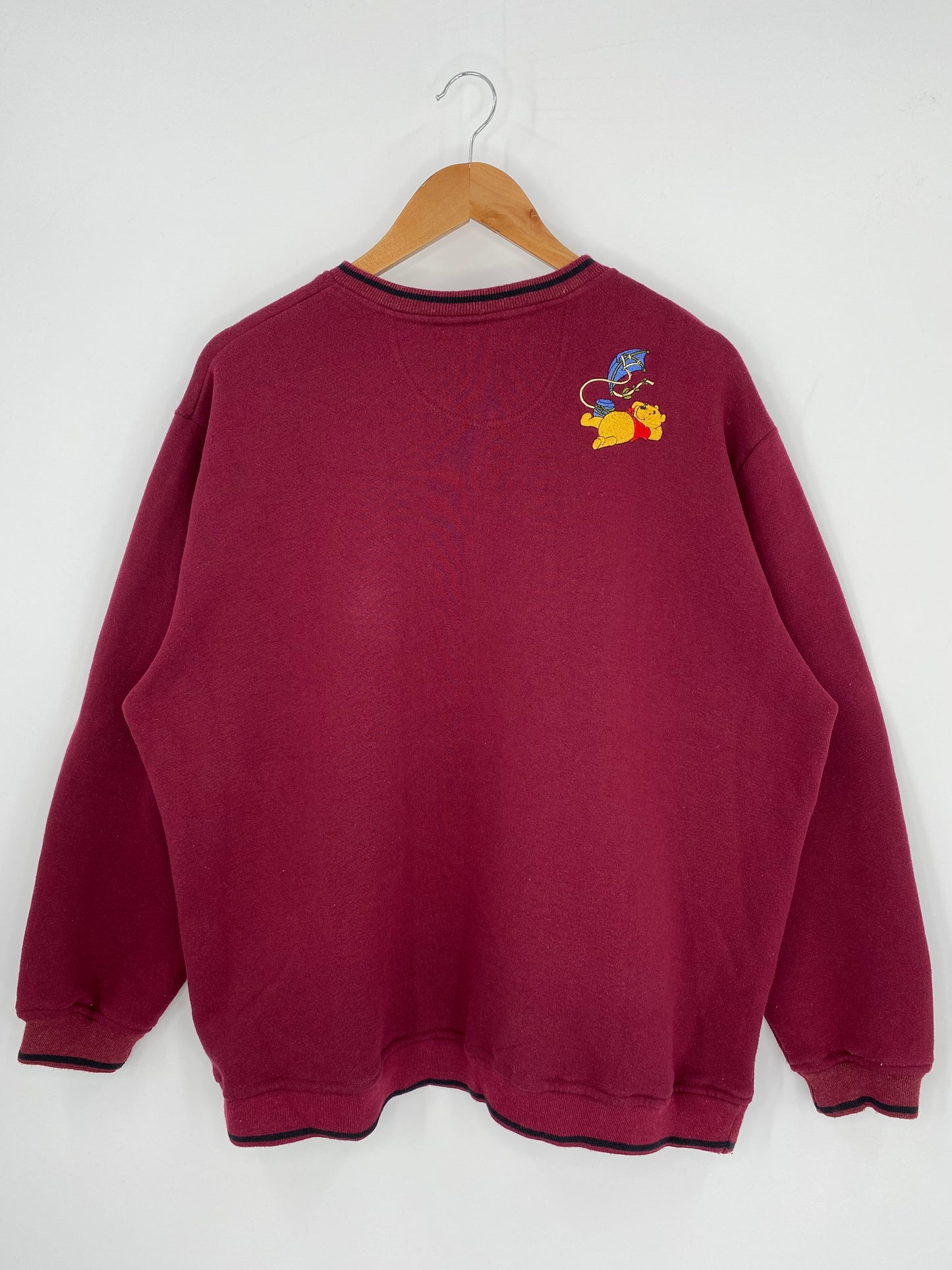 00’ DISNEY POOH AND FRIENDS Size L Vintage Sweat-shirt / 9911