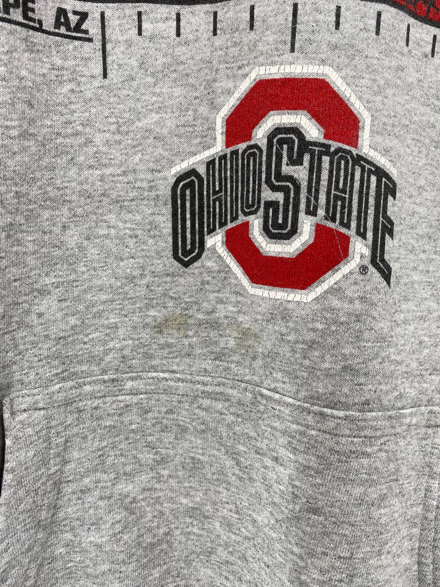 2003’ NIKE OHIO TSATE TOSTITOS FIESTA BOWL Size L Vintage Hoodie Sweat-Shirts / K337