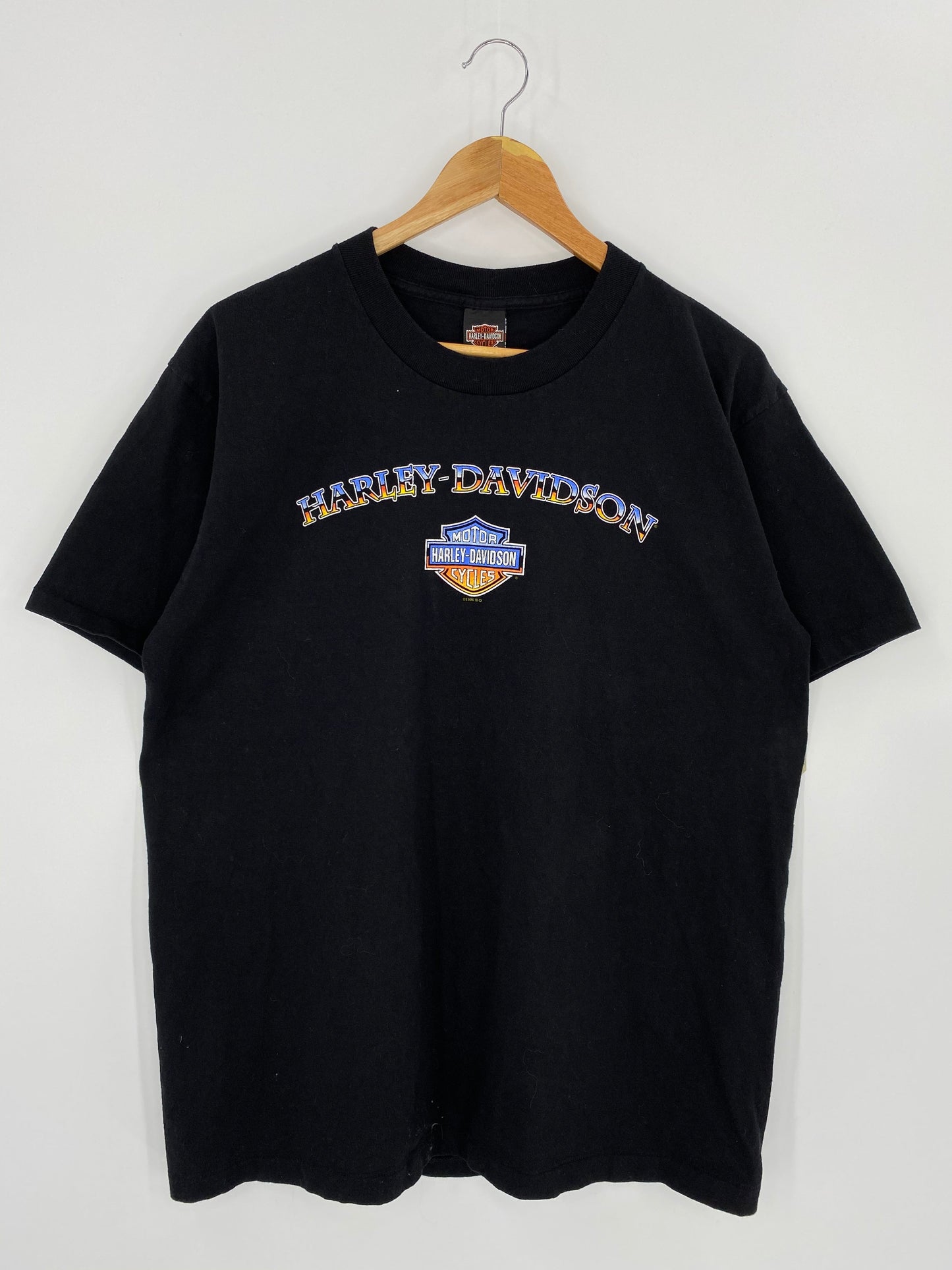 1996 HARLEY DAVIDSON Made in USA Size L Vintage T-Shirt / k8045