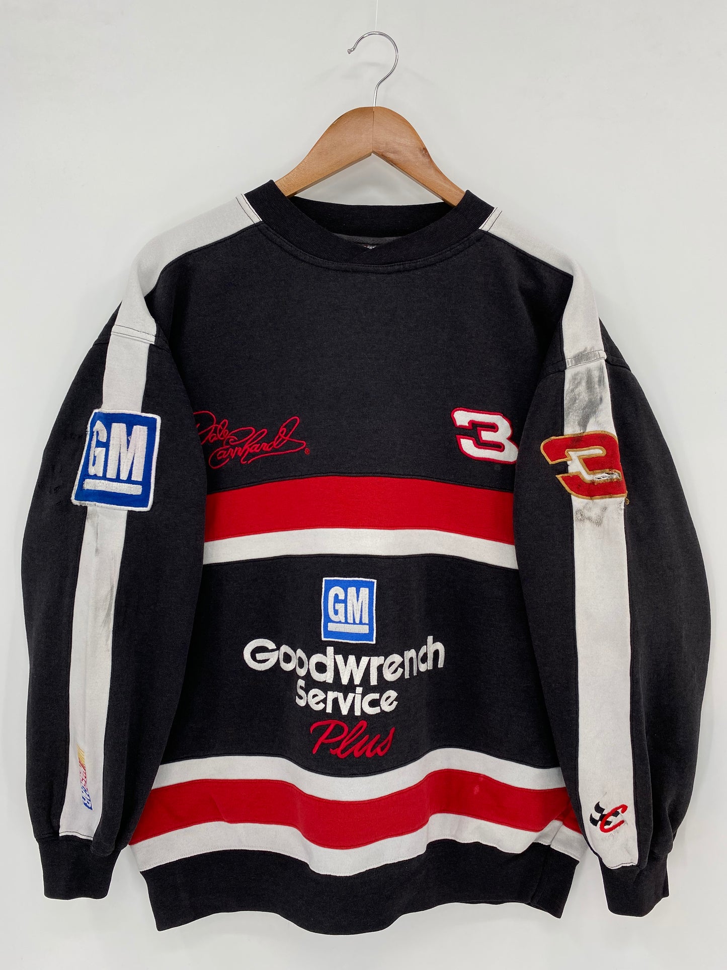 Vintage NASCAR DALE EARNHARDT Size XXL Damaged Racing Sweat-shirt / K3014