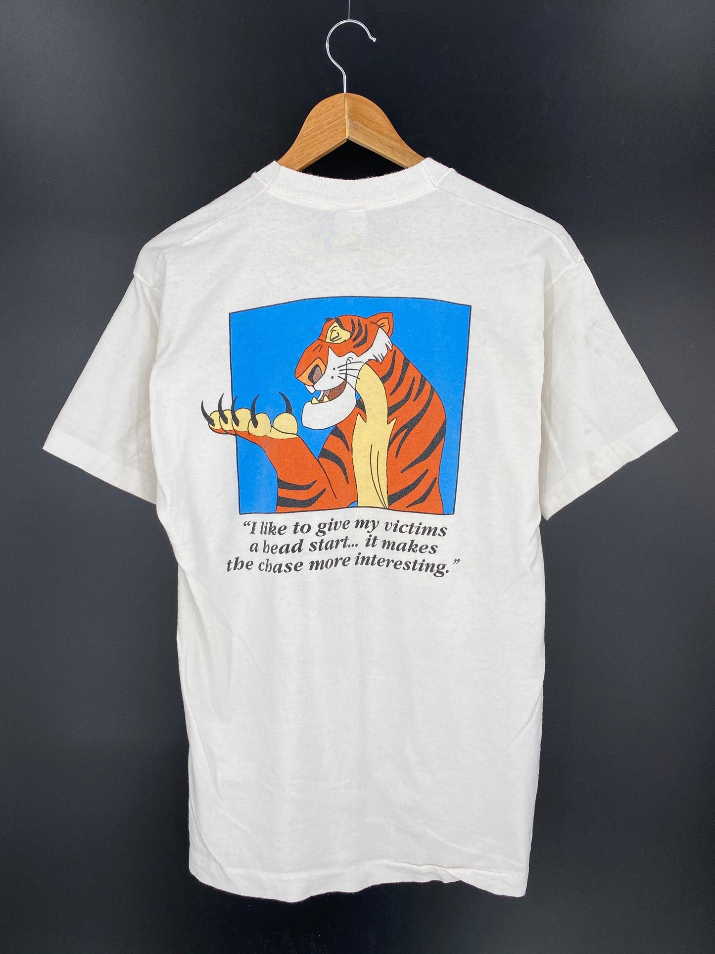 1991 DISNEY x THE UNIVERSITY OF TEXAS SCHOOL OF LAW Made in USA Size L Vintage College T-shirt / E374