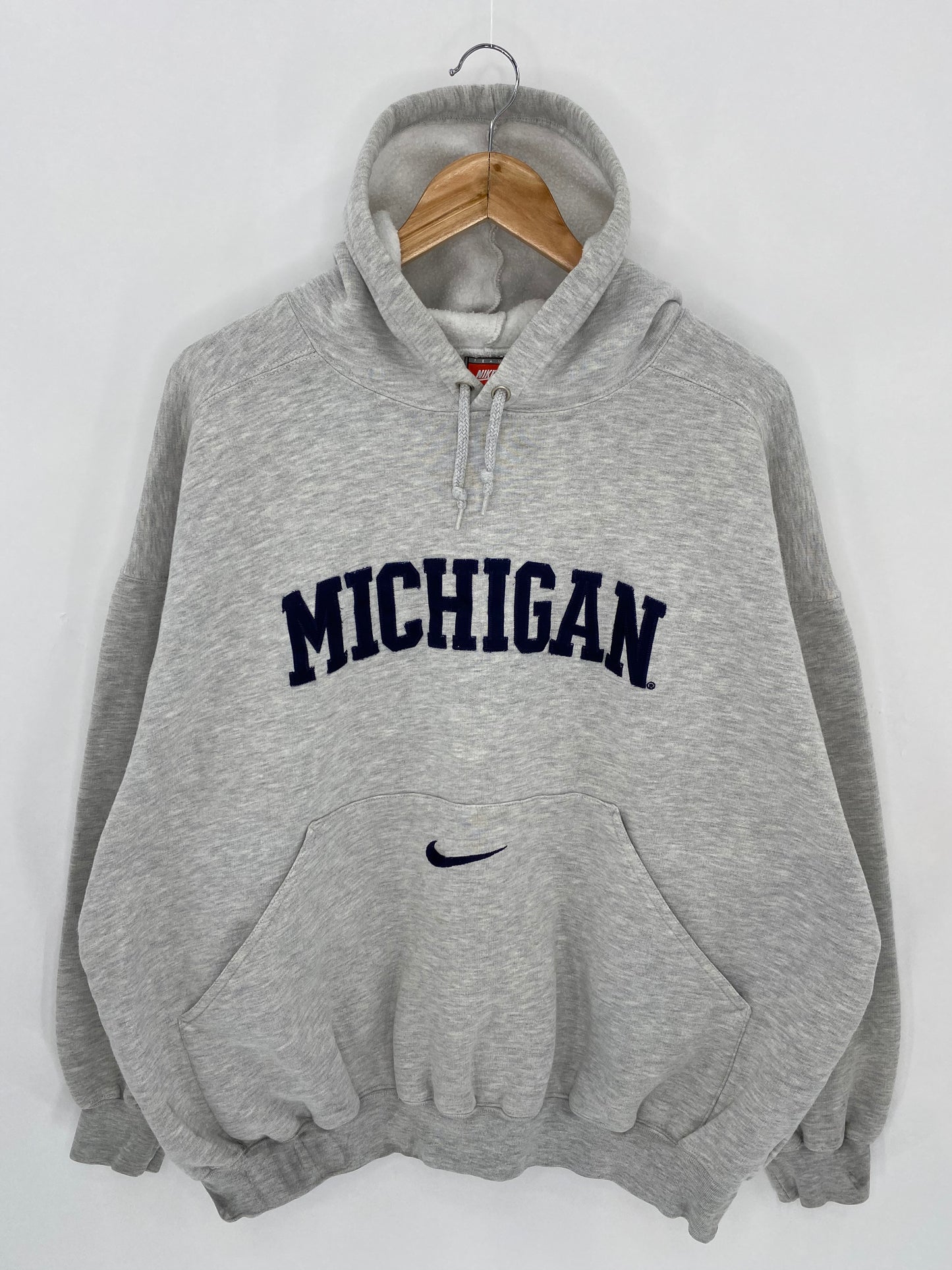 90’s NIKE MICHIGAN Size XL Vintage Hoodie Sweat-shirt / 6576