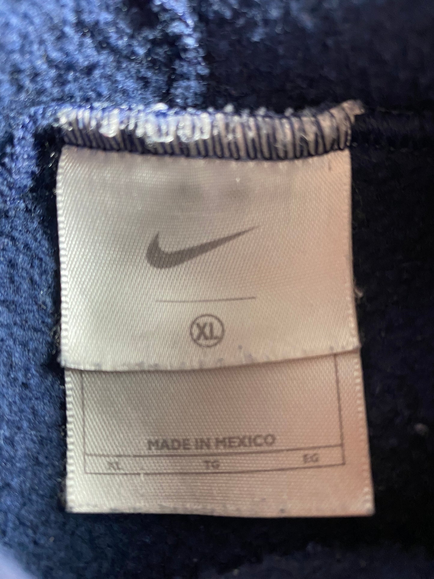 90’s NIKE Center Swoosh Size XL Vintage Hoodie Sweat-shirt / 7647