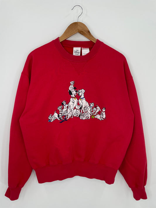 00’ DISNEY 101 DALMATIANS Size S Vintage Sweat-shirt / K1124