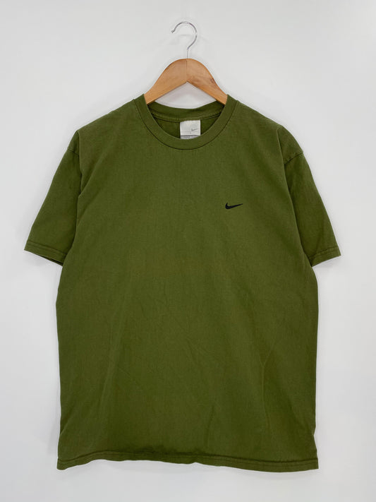 90’s NIKE Mini Swoosh Size L Vintage T-shirt / 8079
