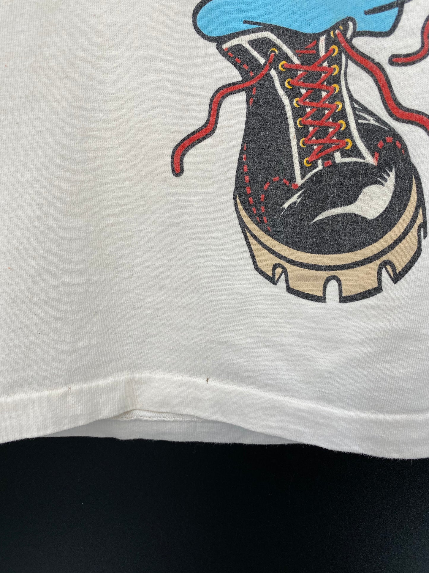 1993' LOONEY TUNES TAZ Size L Vintage T-Shirt / K2614