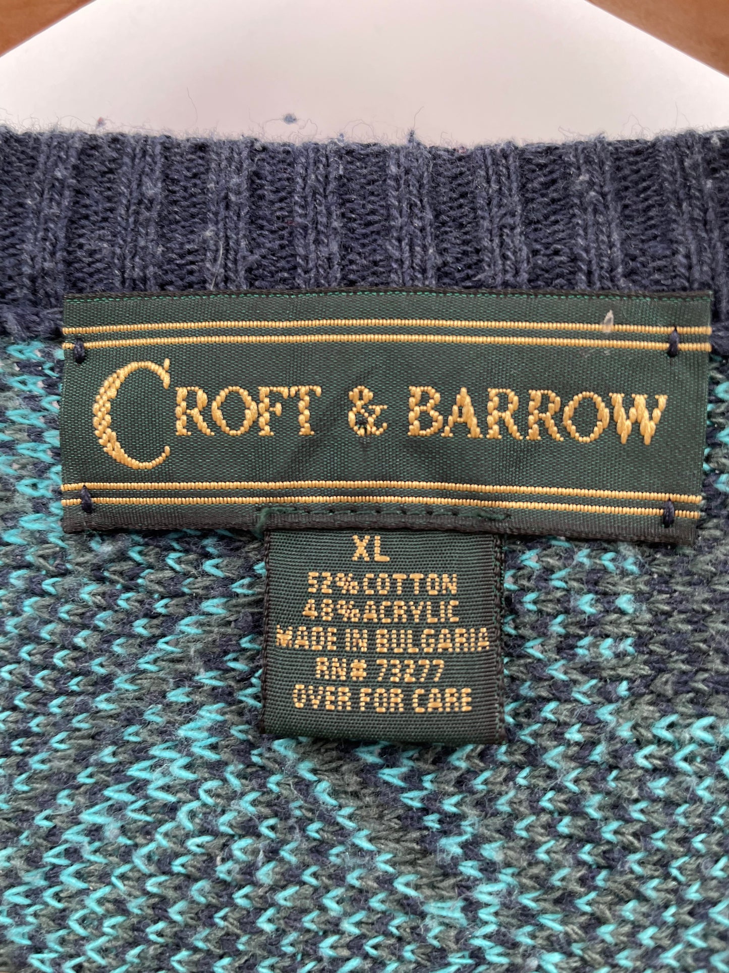 Vintage 3D COOGI- Style Size XL Knit Sweater / K1739