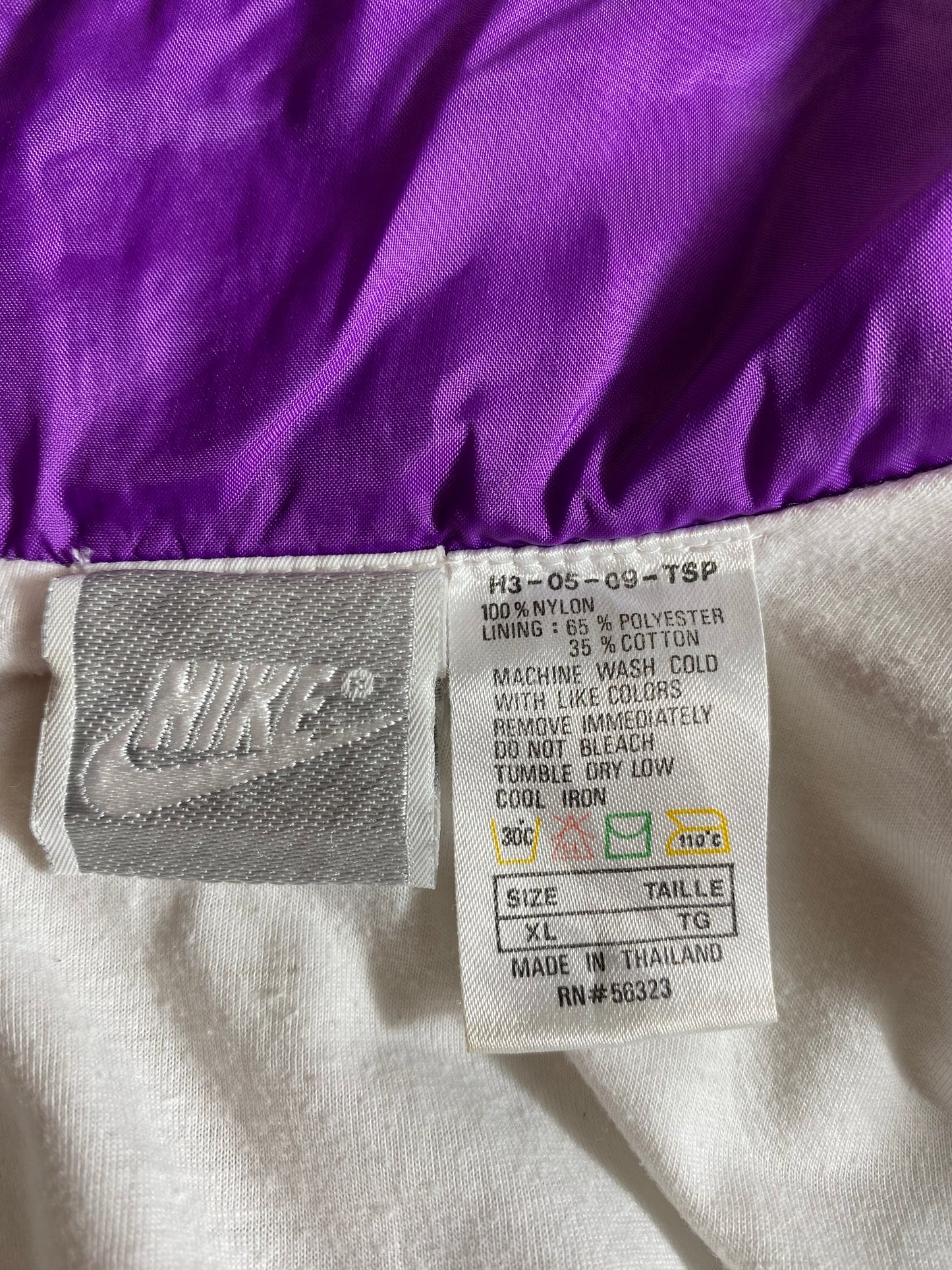 90’s NIKE Size Ladies XL Nylon-Jacket / K3637
