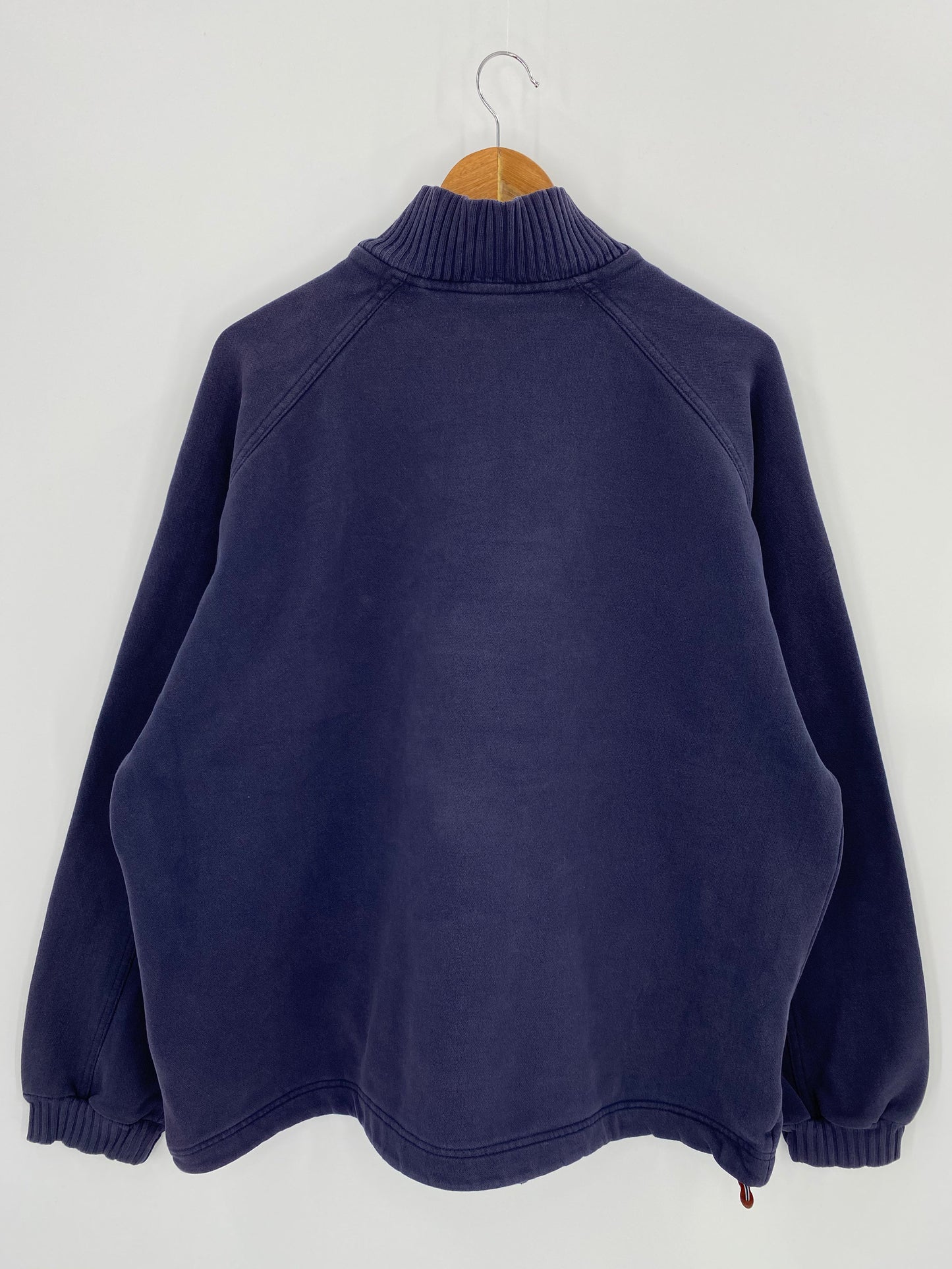 00’ NIKE EURO MINI SWOOSH Size XL Vintage Half-zip Sweat-shirt / K8189