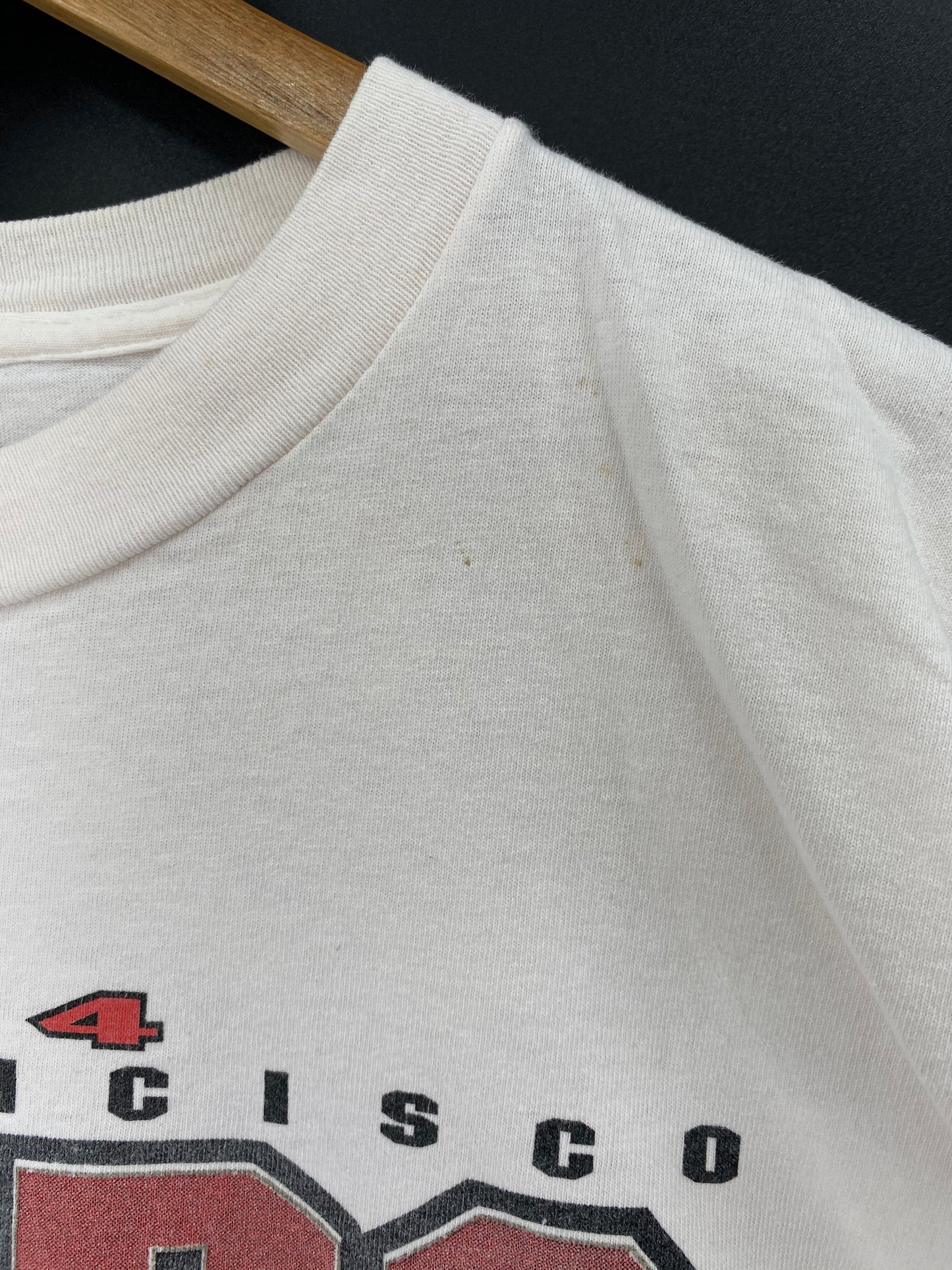 1994 STARTER SAN FRANCISCO CHAMPIONS Made in USA Size L Vintage NFL T-shirt / 8302