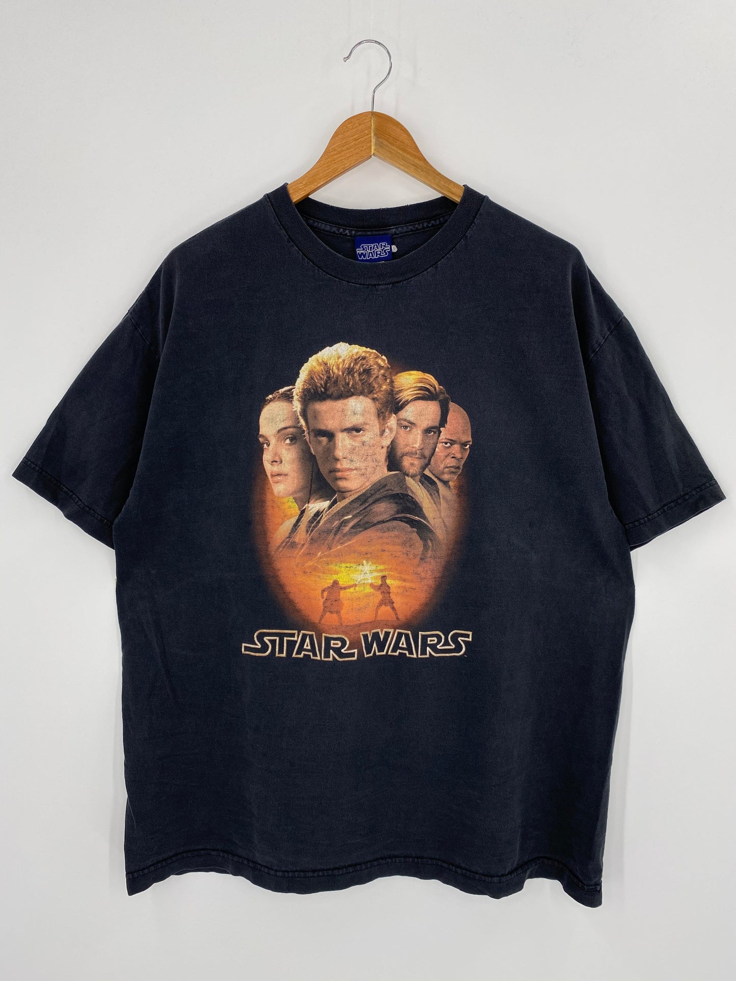 90’s DISNEY STAR WARS Size XL Vintage T-Shirt / K8418