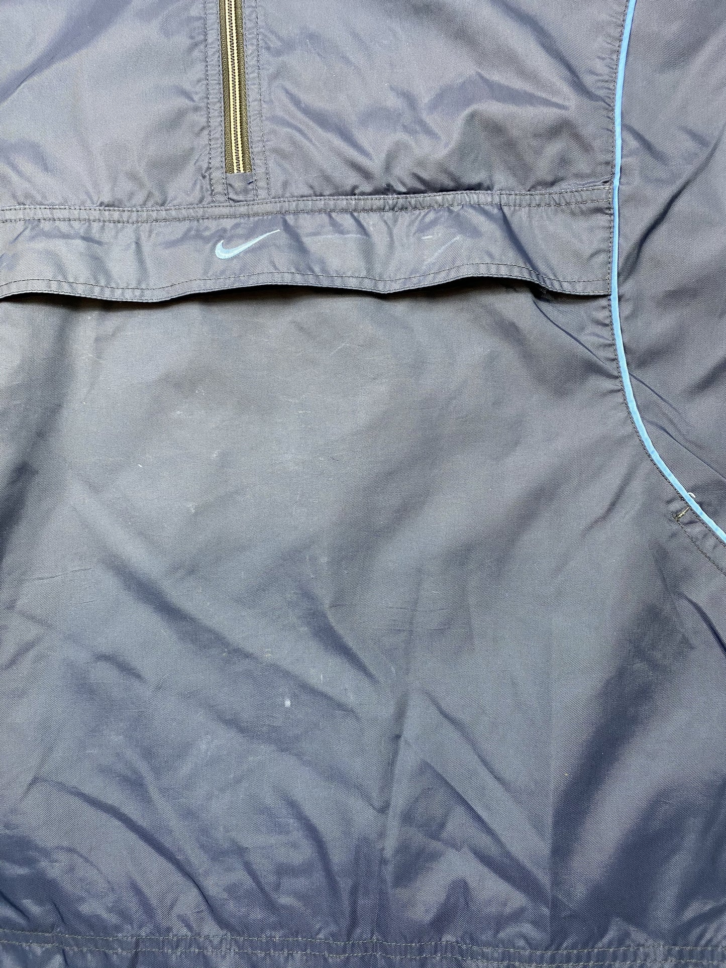 00' NIKE Half Zipper Size XXL Vintage Nylon Jacket / K5025
