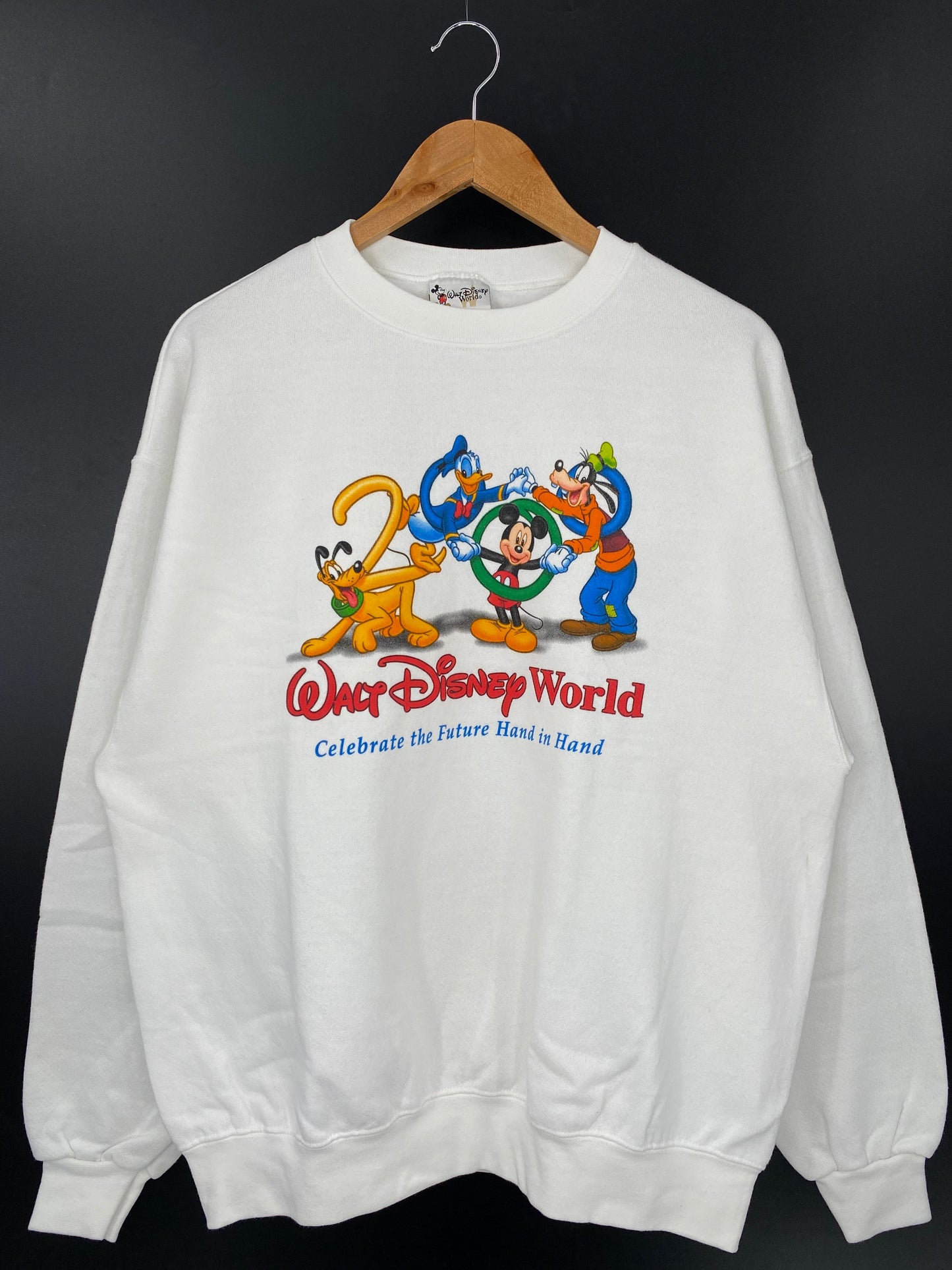 00' DISNEY Made in USA Size L Vintage Sweat-shirt / A5224