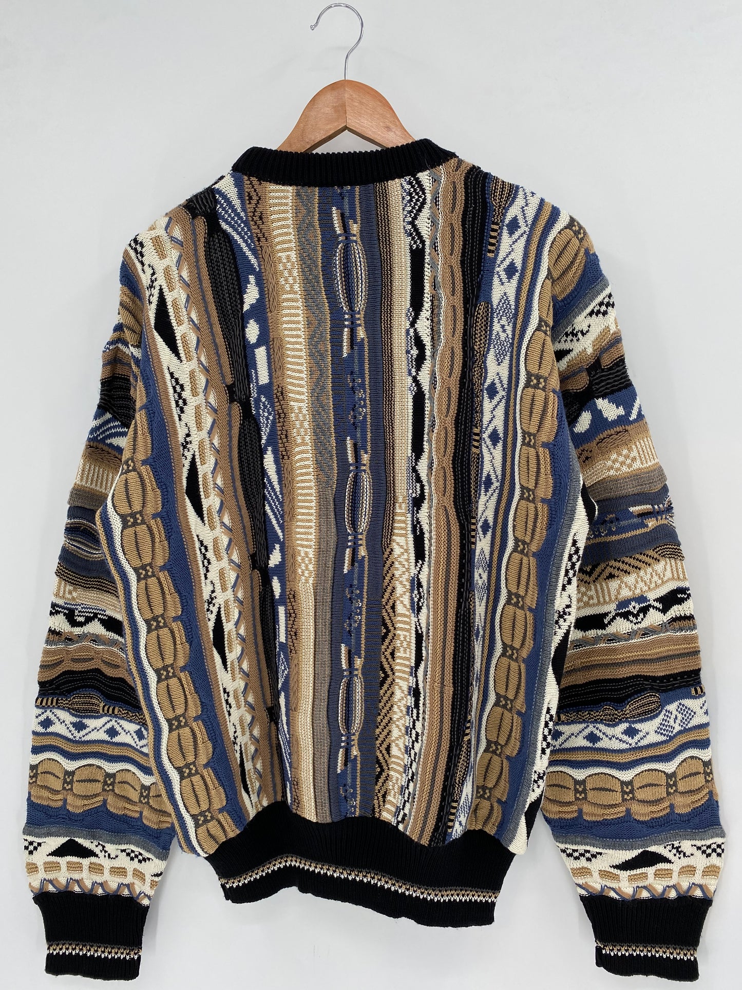 Vintage 3D COOGI- Style Made in USA Size M Knit Sweater / K3476