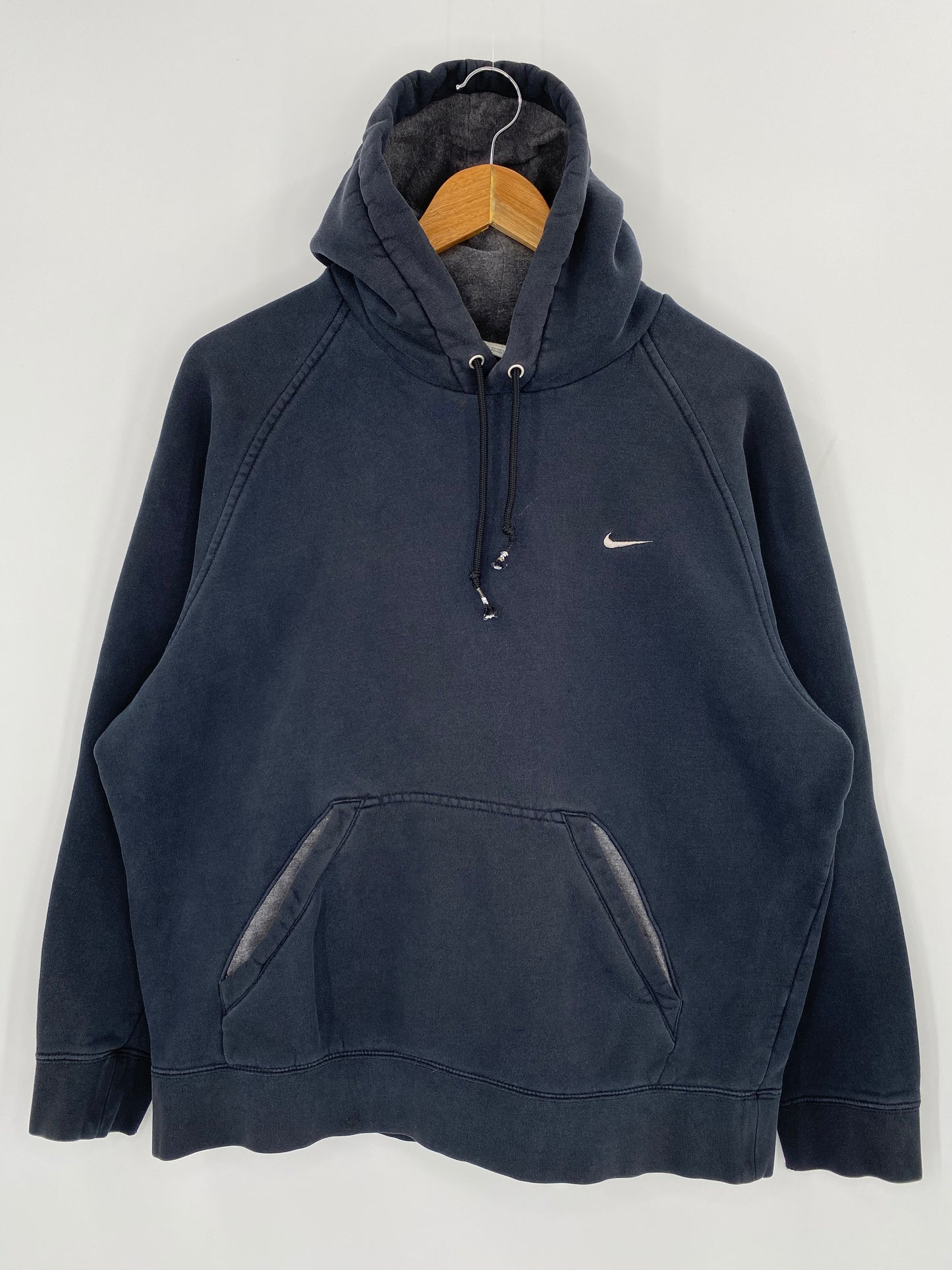 00’ NIKE Mini Swoosh Size L Vintage Hoodie Sweat-shirt /8911