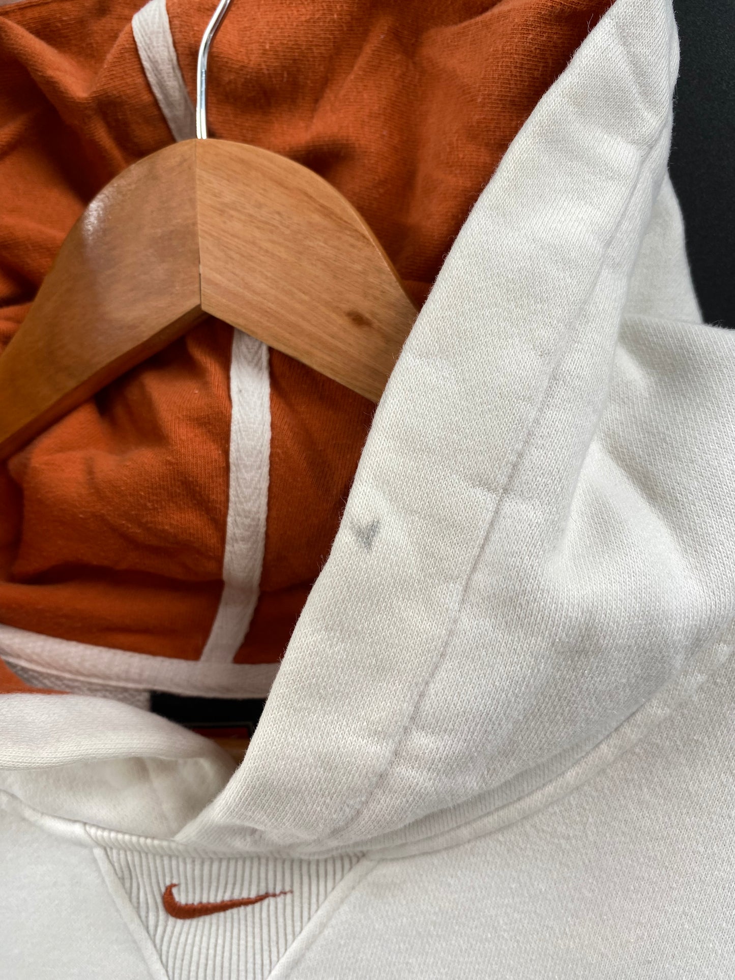 00' NIKE TEXAS Size L Vintage Hoodie Sweat-Shirt / K3728