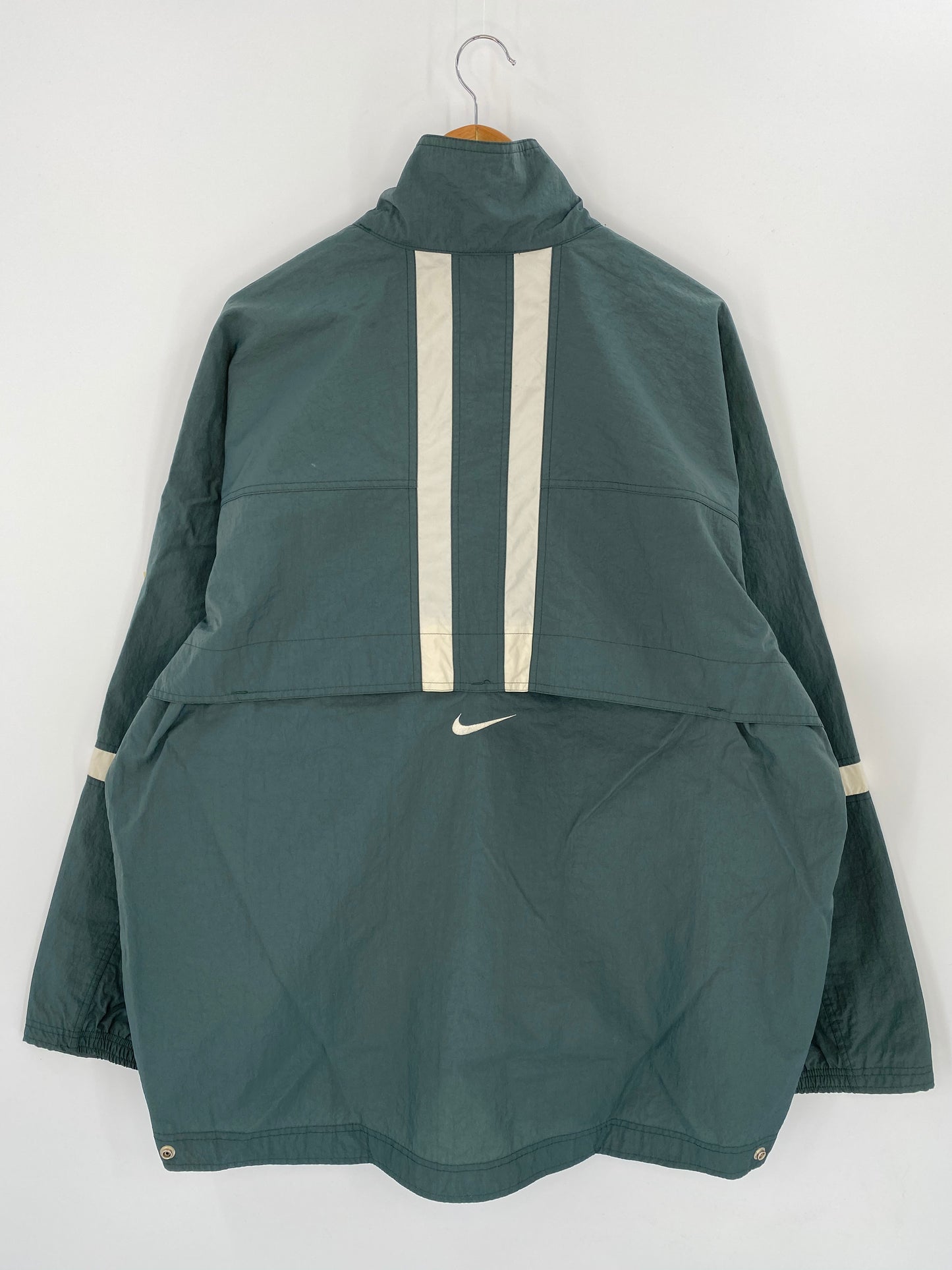 90’s NIKE Size XL Vintage Half-zip Nylon Jacket /7565