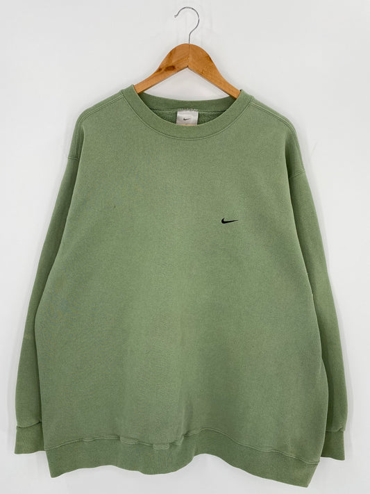90’s NIKE Mini Swoosh Size XXL Vintage Sweat-shirt /8904
