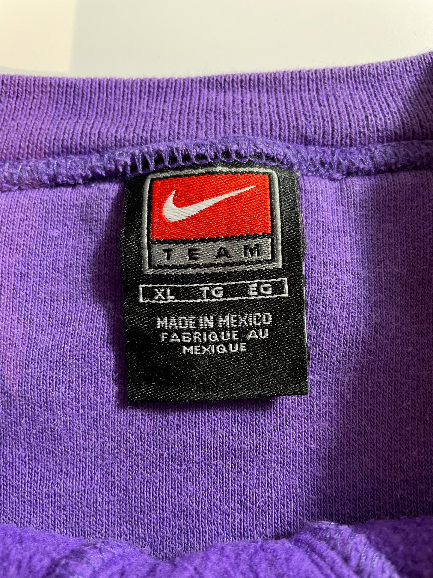 00’ NIKE MINNESOTA VIKINGS Size XL Vintage NFL Sweat-shirt / K1721