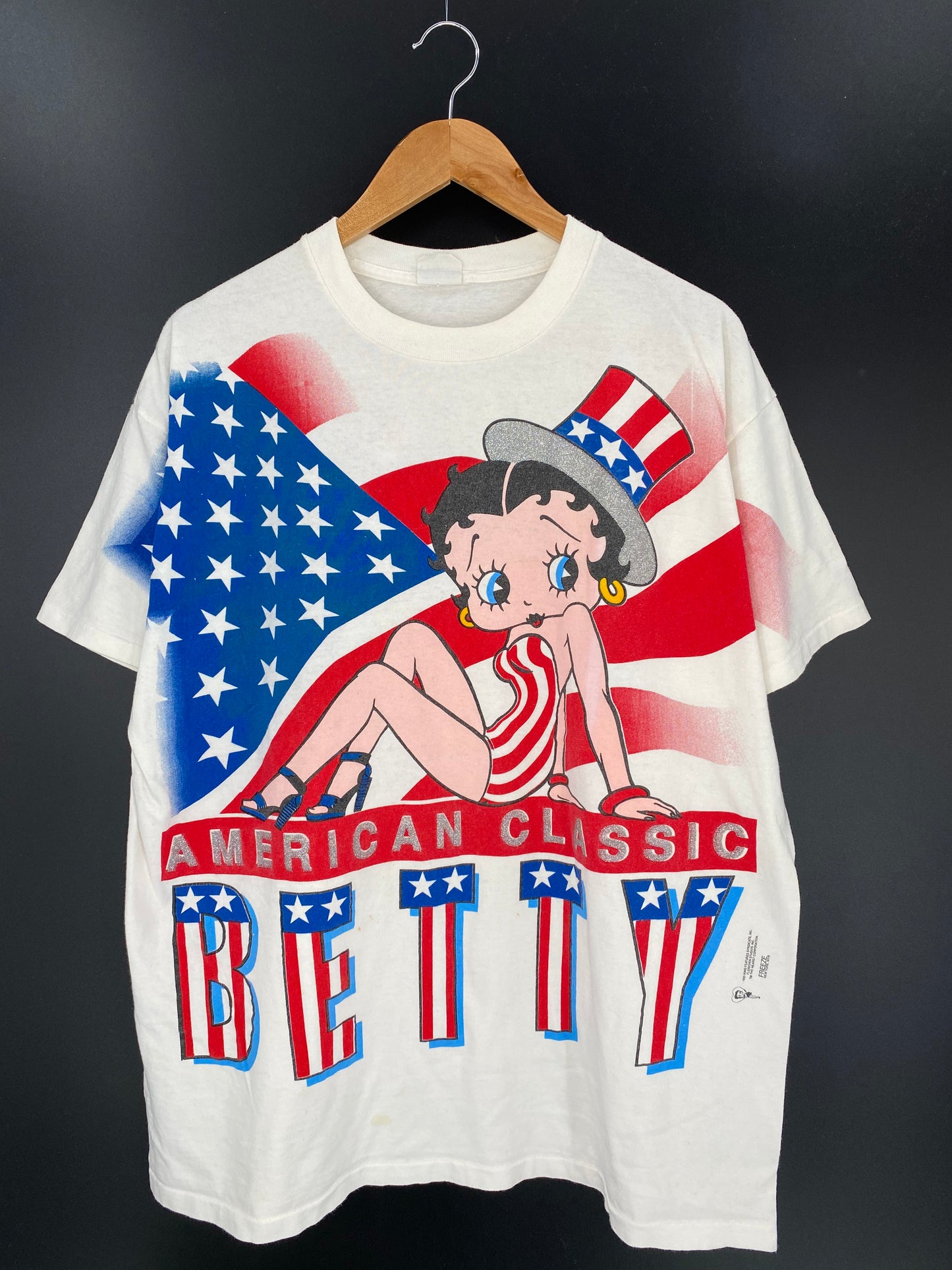 90’s BETTY BOOP MADE IN USA No tag (Approx. Size L- XL) Vintage T- shirt / 9551