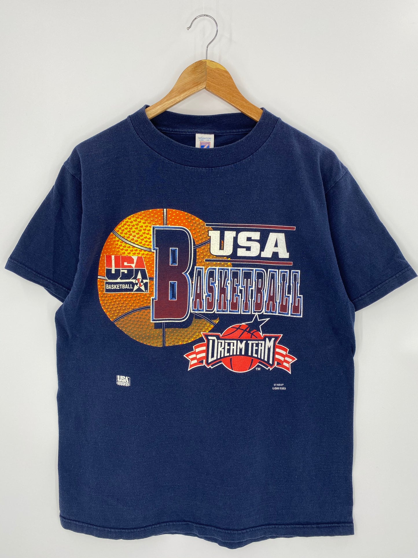 90’s USA Dream Team Basketball Size L Vintage T-shirt / 7308