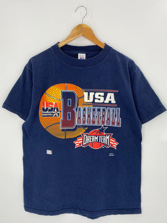 90’s USA Dream Team Basketball Size L Vintage T-shirt / 7308