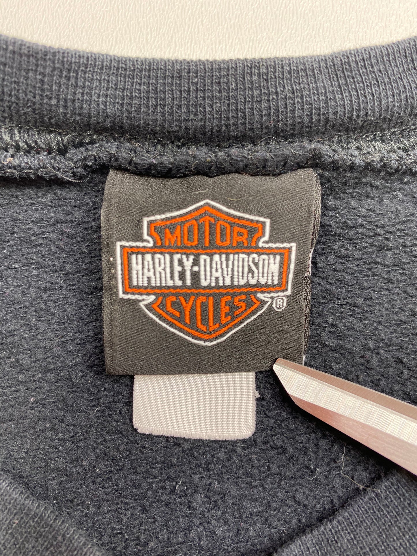 2009 Harley Davidson WATERLOO IOWA Size Approx.L Vintage Sweat-Shirt / 5730
