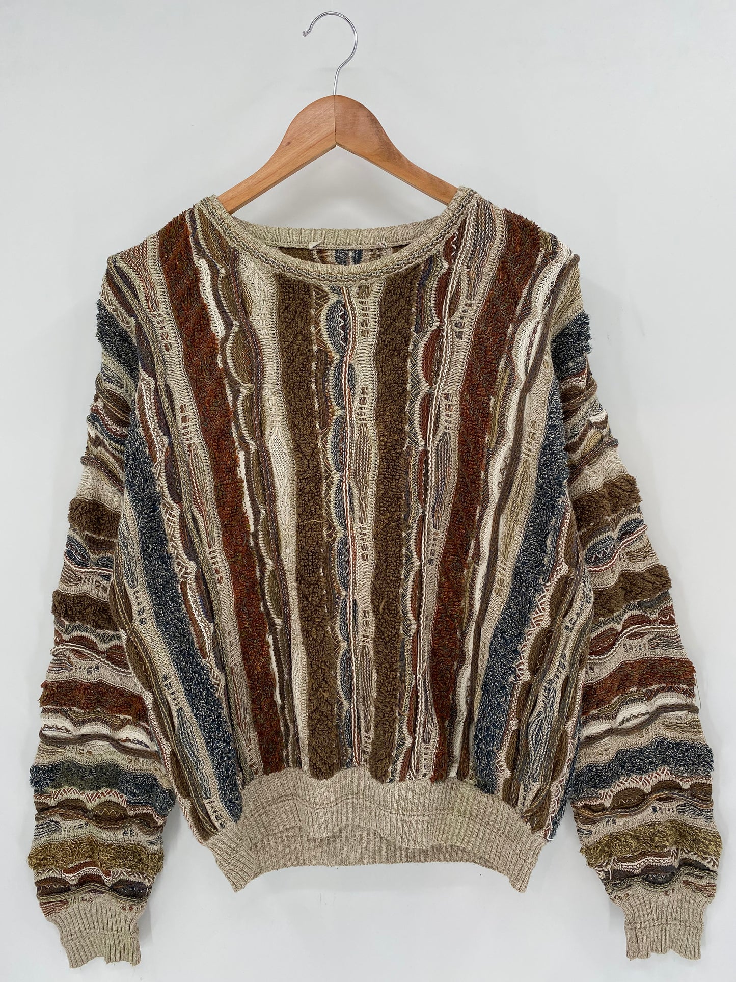 Vintage 3D COOGI- Style Size No Tag (Approx.M) Knit Sweater / K3685