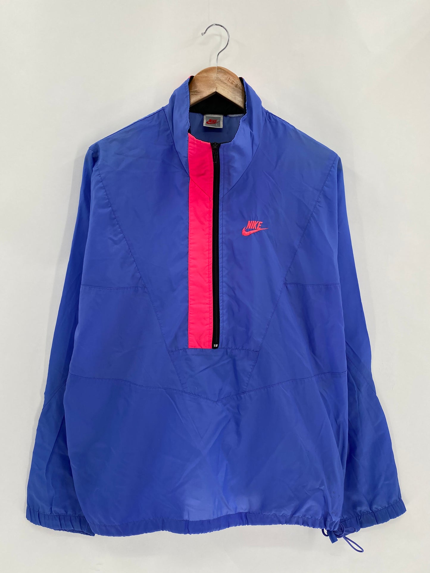 90’s NIKE Half-Zip Silver tag Size L Nylon Jacket / 5817