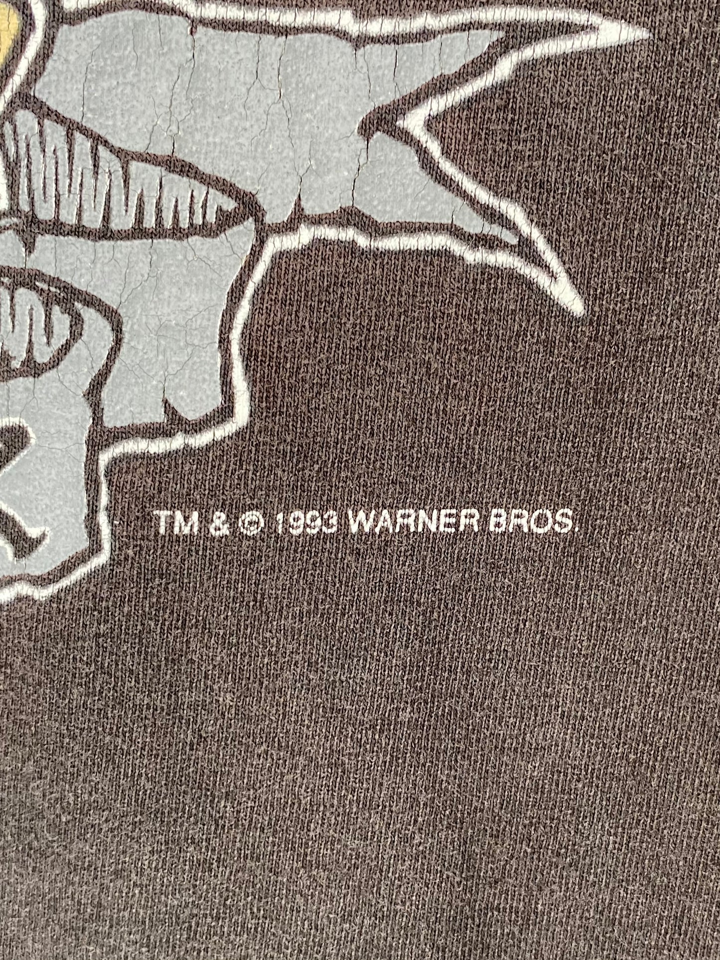 1993 WARNER BROS. x CHICAGO WHITE SOX Made in USA Size L Vintage T-shirt /  8513