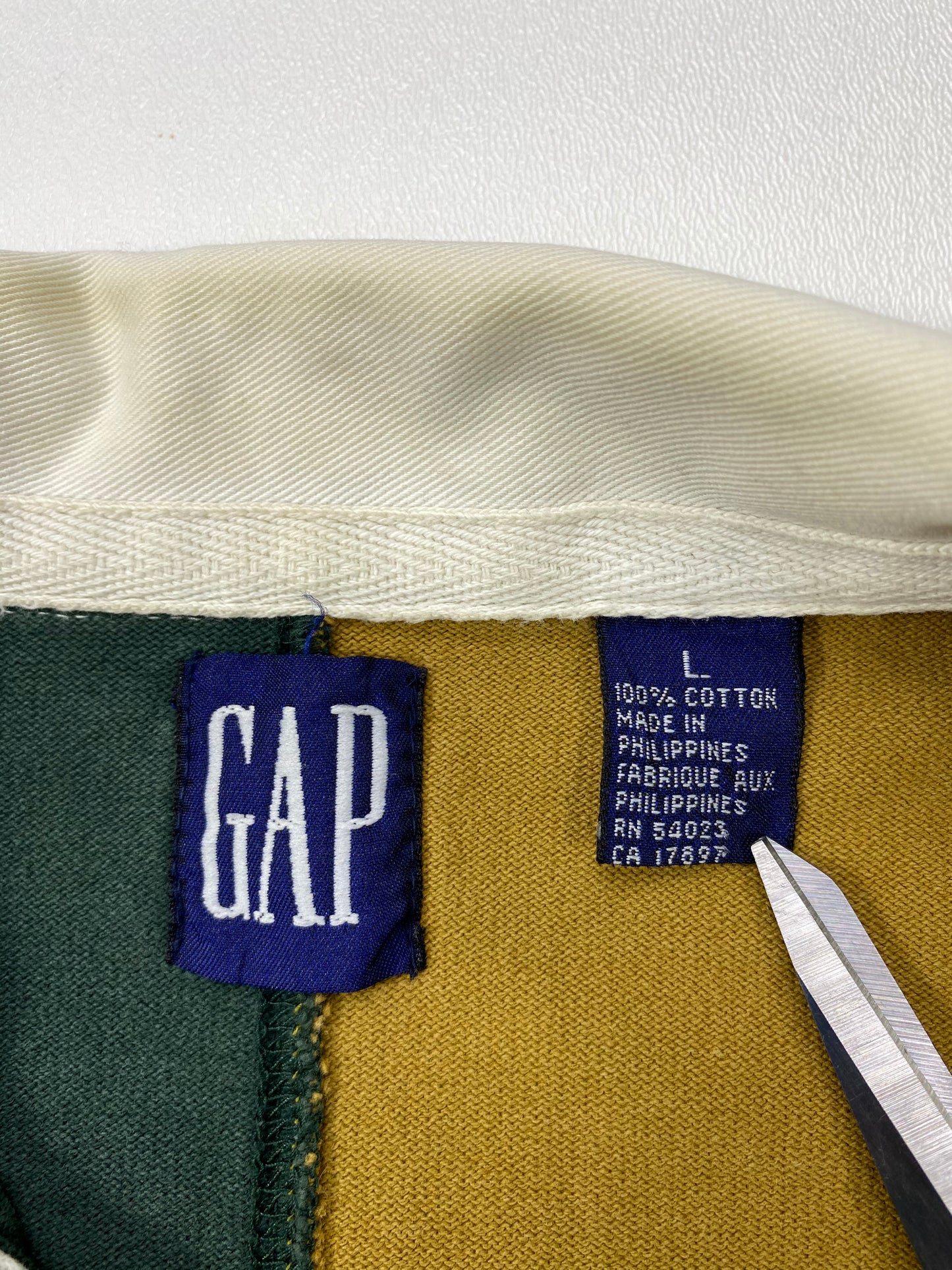 90's GAP Size L Vintage Rugby-Shirt / 6288