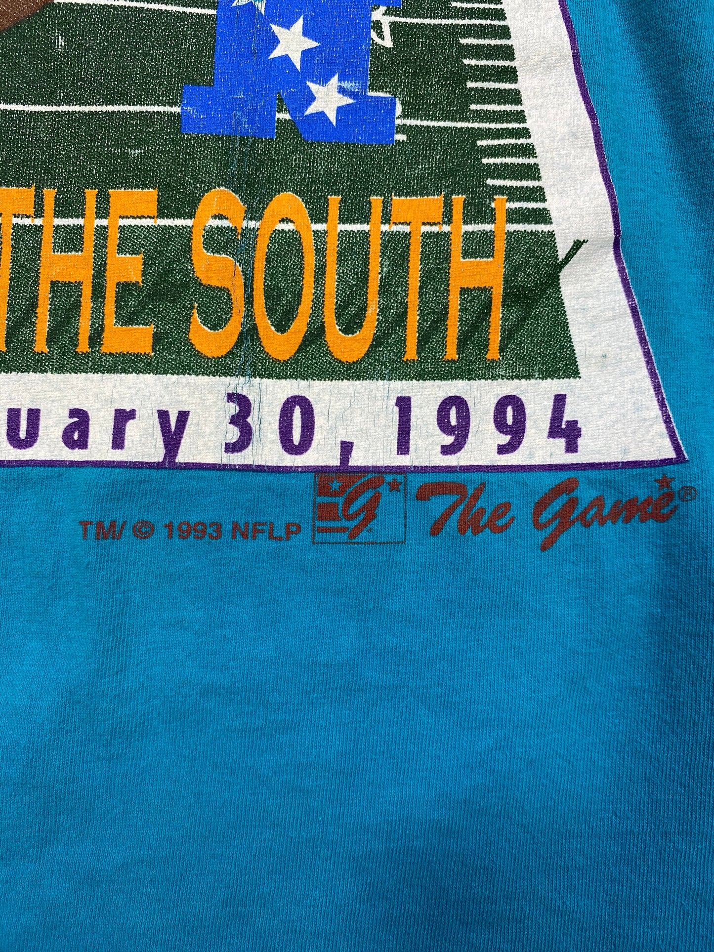 1993 NFL SUPER BOWL XXVIII Vintage Size XL T-Shirt / 5226