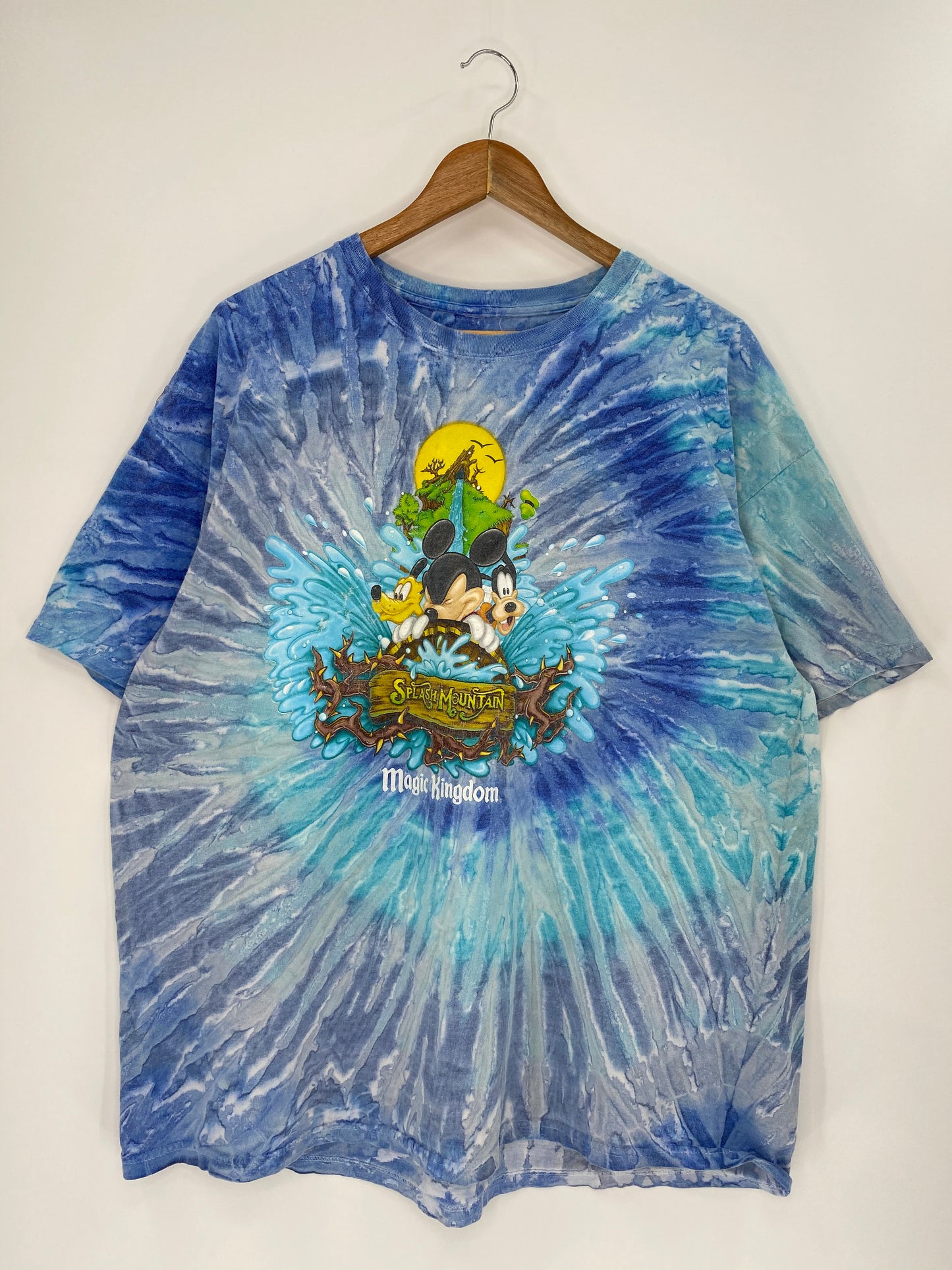 00’ DISNEY SPLASH MOUNTAIN MAGIC KINGDOM Size XXL Vintage T-Shirt / 8768