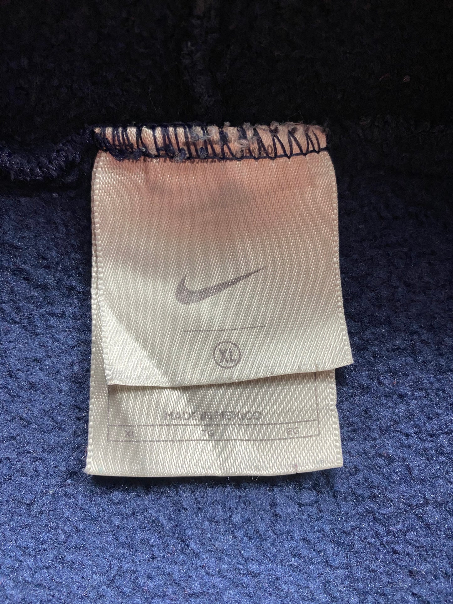 90’s NIKE Center Swoosh Size XL Vintage Hoodie Sweat-shirt / 7204