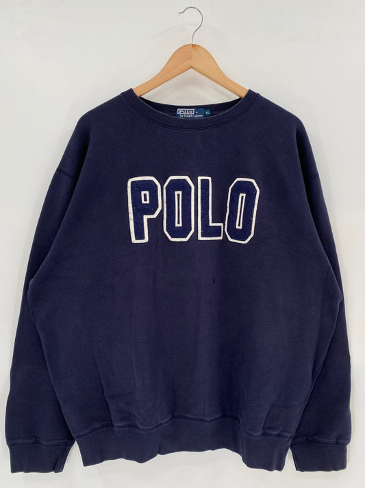 90’s POLO RALPH LAUREN Size XL Vintage Sweat-shirt / k2237
