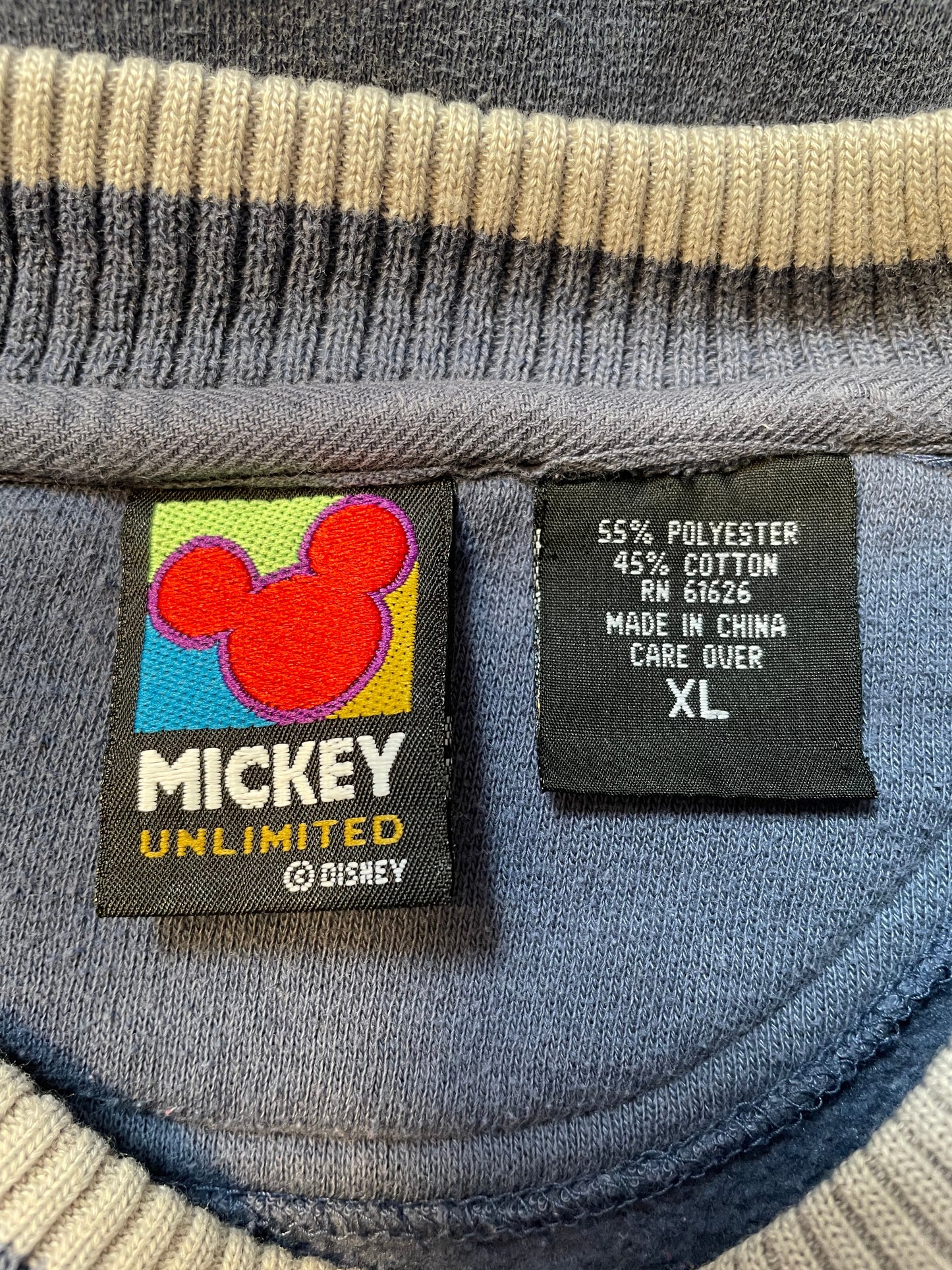 90's DISNEY MICKEY Size XL Vintage Sweat-shirt / A4734