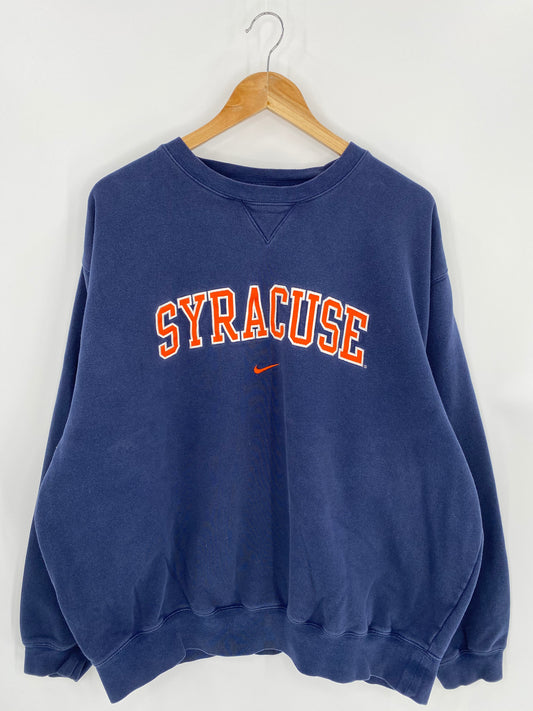 90’s NIKE SYRACUSE Size XL Vintage Sweat-shirt / 6860