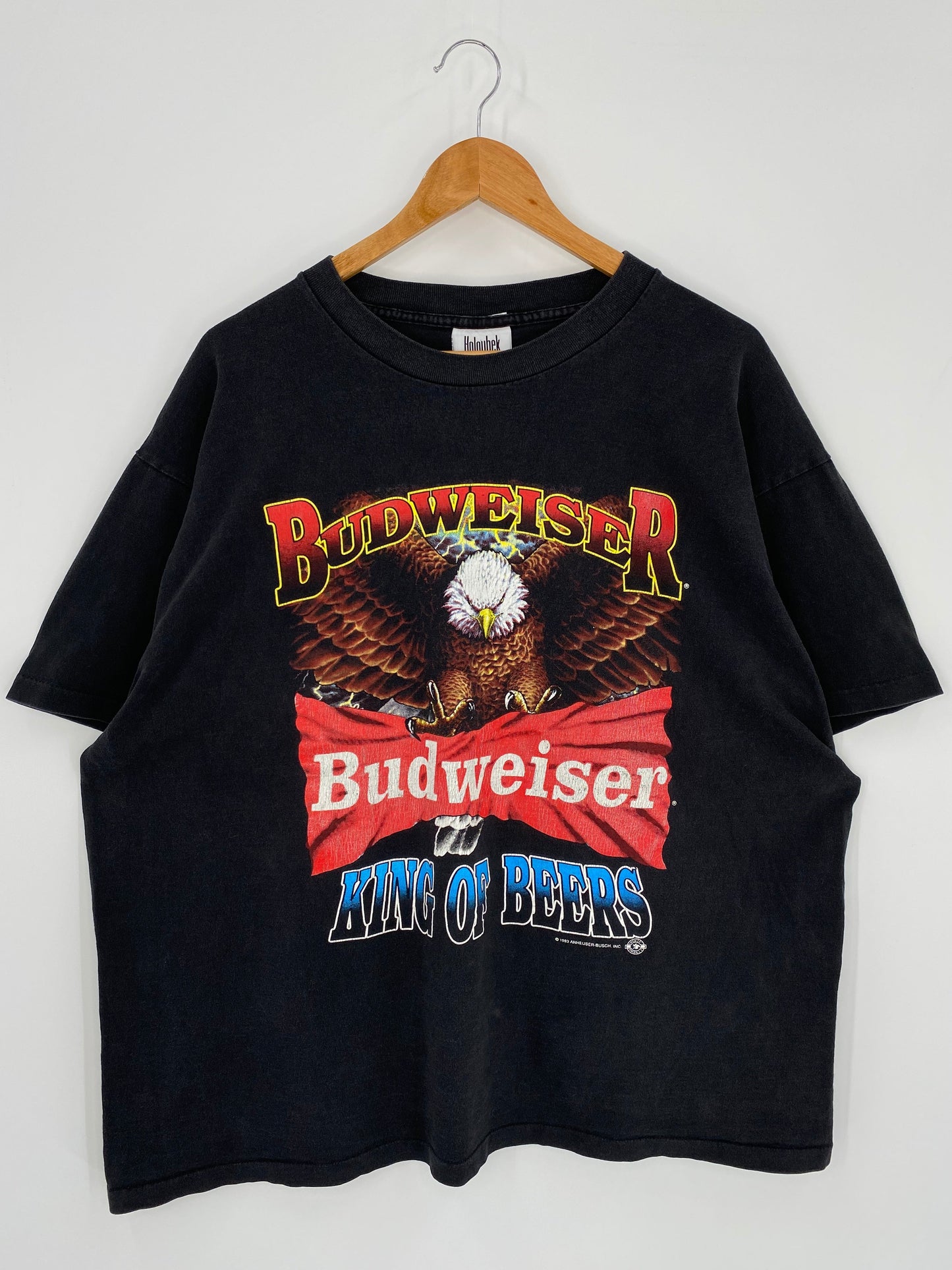 1993 BUDWEISER Made in USA Size XL Vintage T-Shirt / E2027T