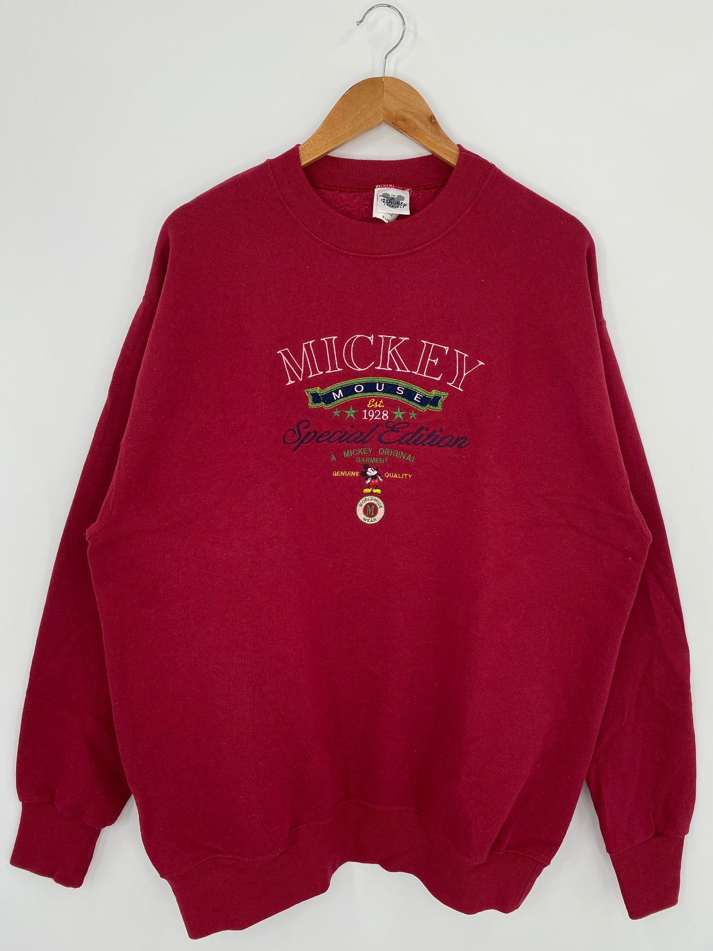 00' DISNEY MICKEY Made in USA Size XL Vintage Sweat-Shirt / A2100