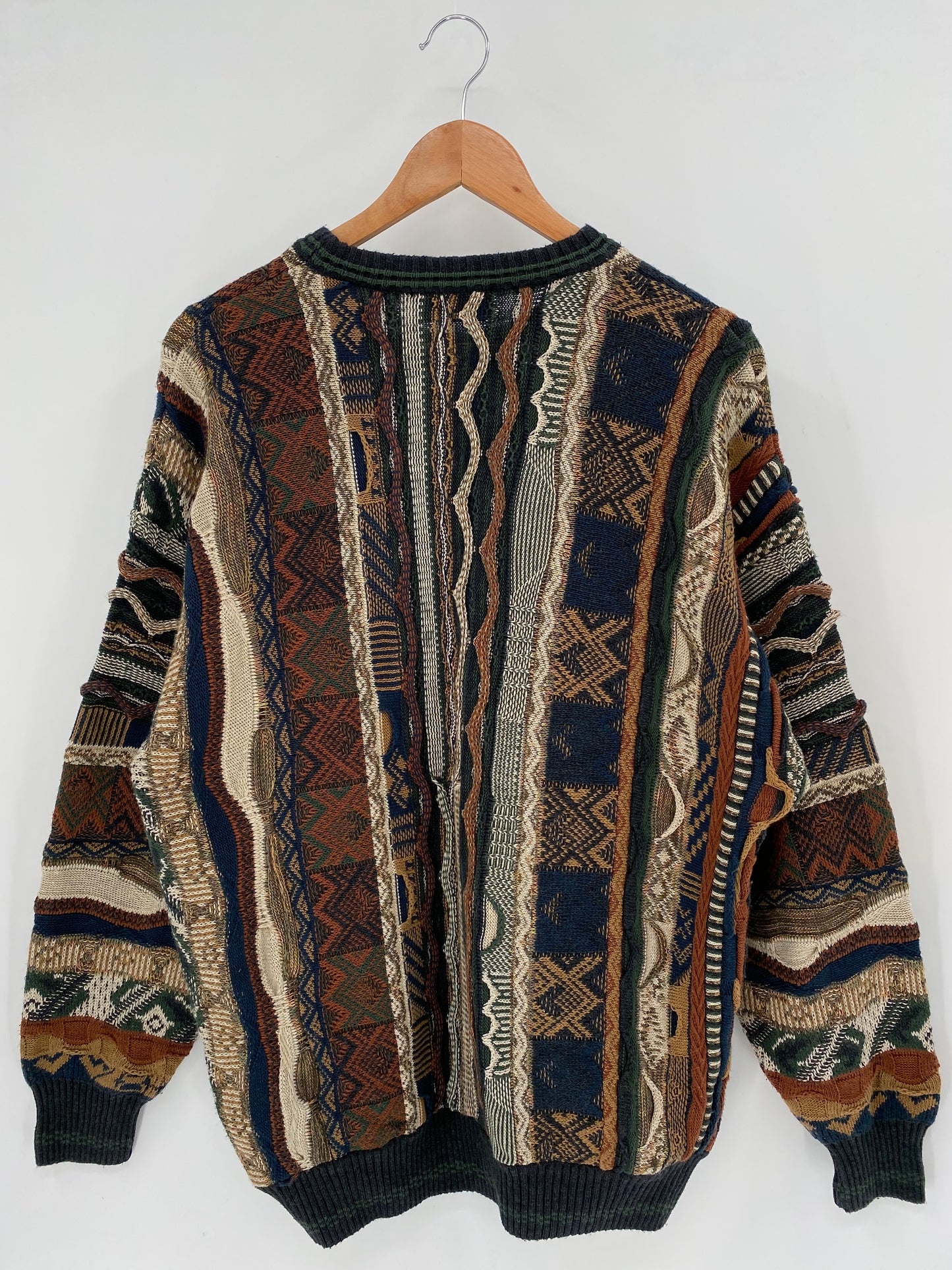 Vintage 3D COOGI- Style Size XL Knit Sweater / K3690